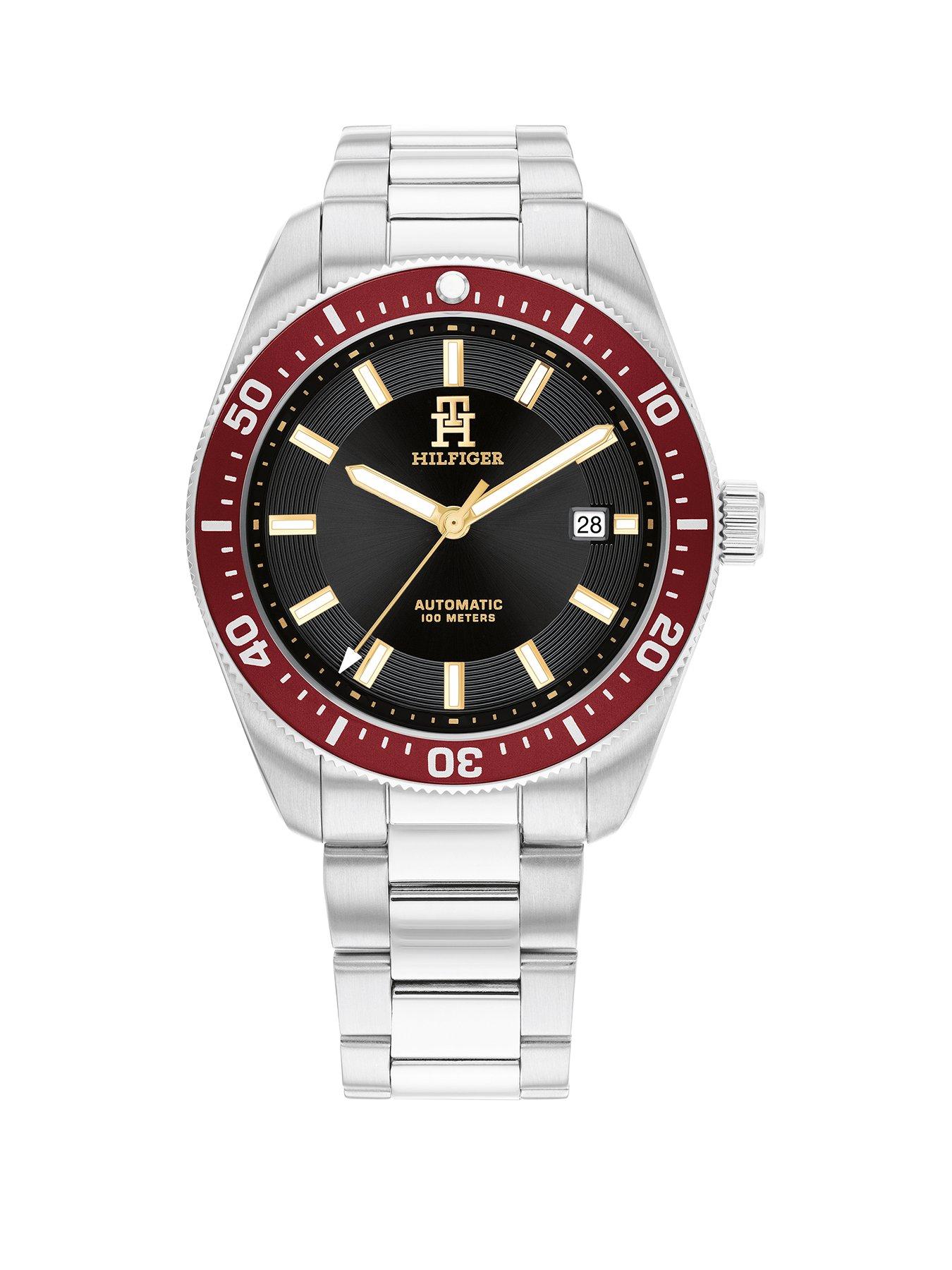 Tommy Hilfiger automatic stainless steel men's watch
