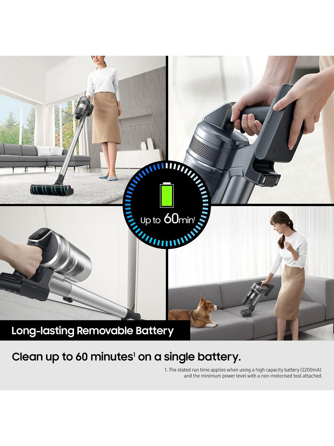 Image 4 of 7 of Samsung Jet 85S Pet Max 250W Suction Power Cordless Vacuum Cleaner with Jet Dual Brush+ -&nbsp;Satin Greige