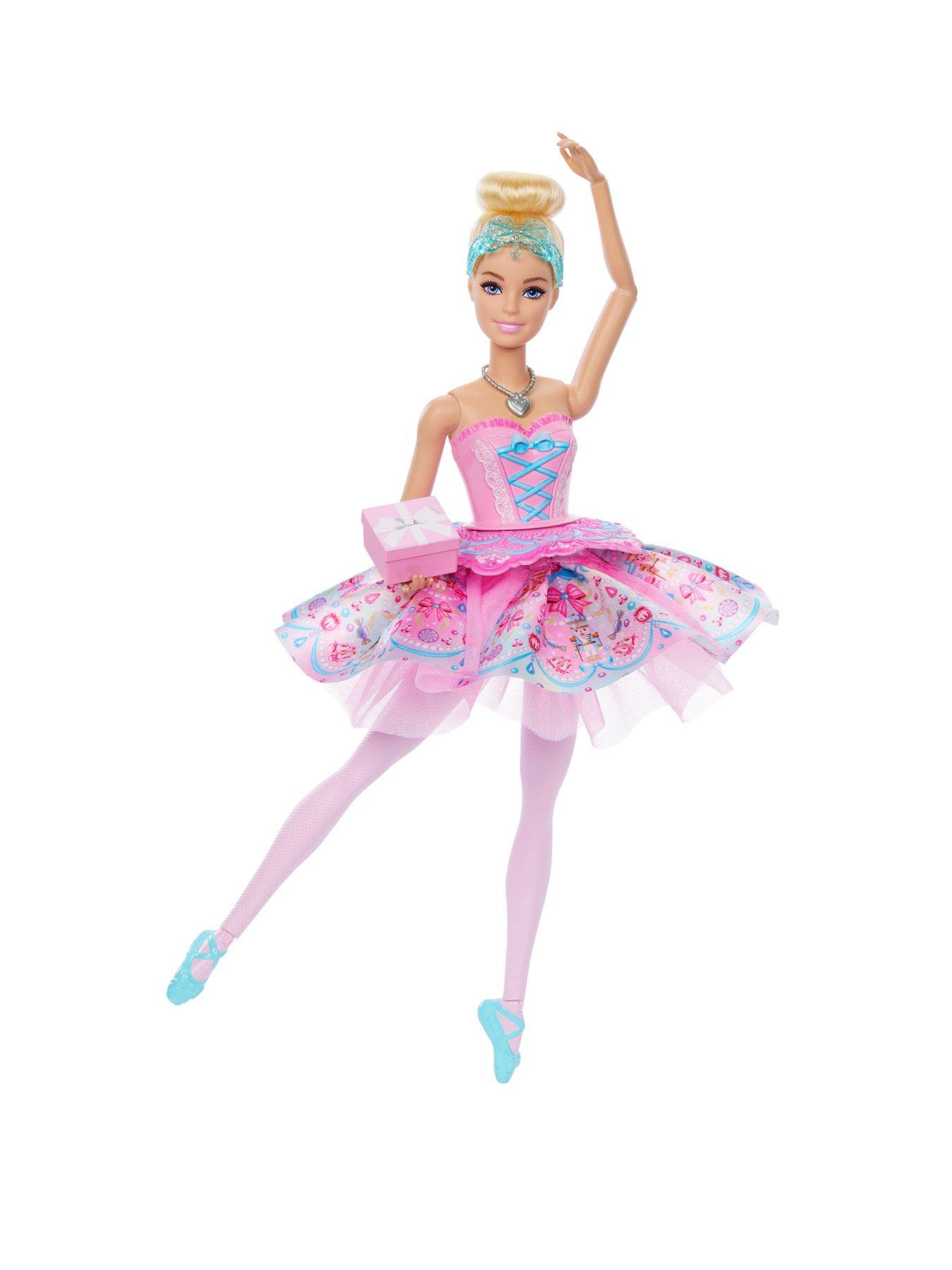 Image 1 of 7 of Barbie <p>The Nutcracker Clara Doll with Surprise Tutu Transformation Feature and Heart Locket Necklace</p>