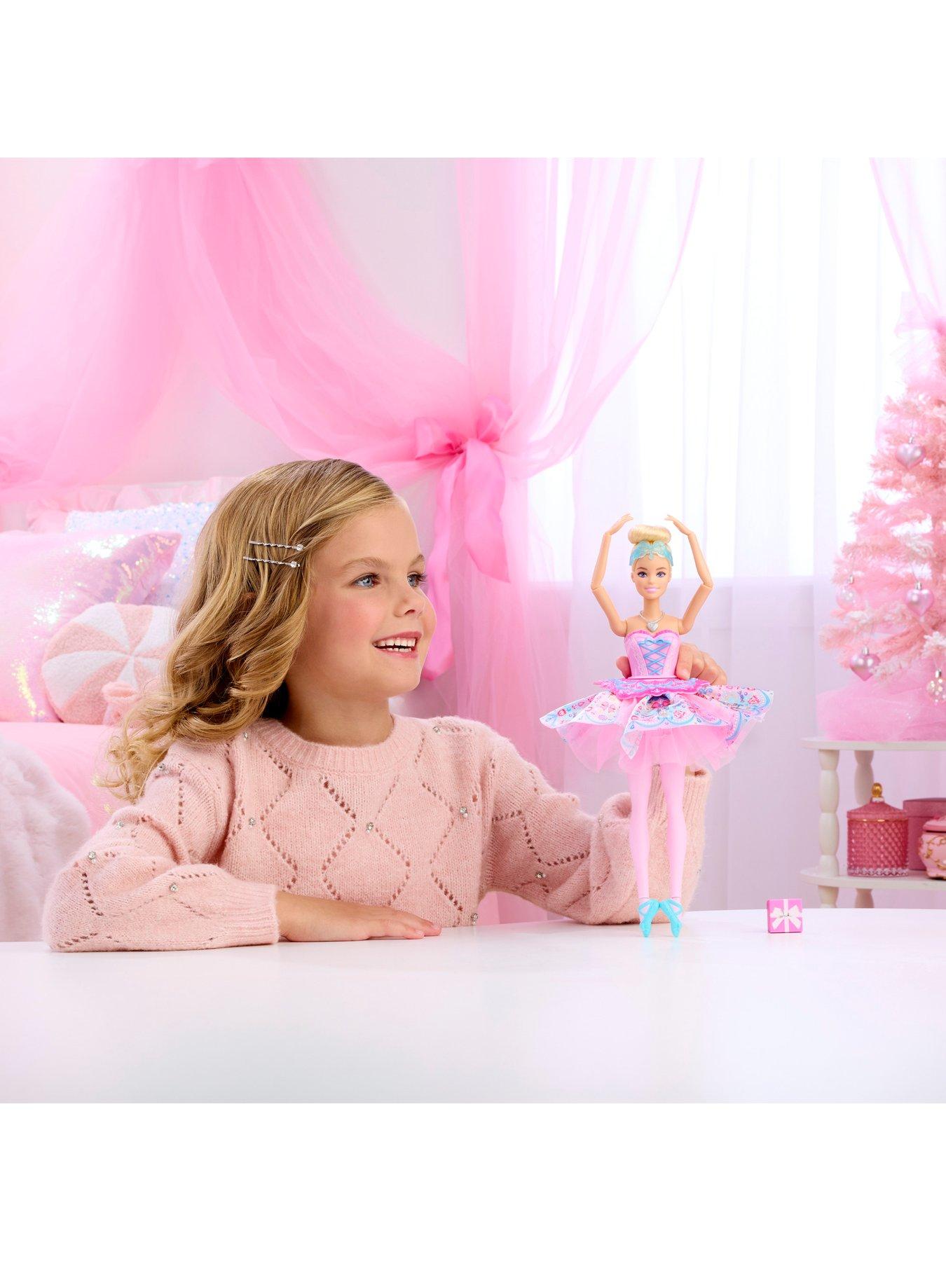 Image 2 of 7 of Barbie <p>The Nutcracker Clara Doll with Surprise Tutu Transformation Feature and Heart Locket Necklace</p>