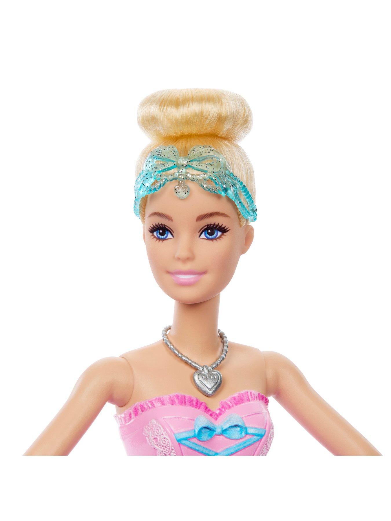 Image 3 of 7 of Barbie <p>The Nutcracker Clara Doll with Surprise Tutu Transformation Feature and Heart Locket Necklace</p>