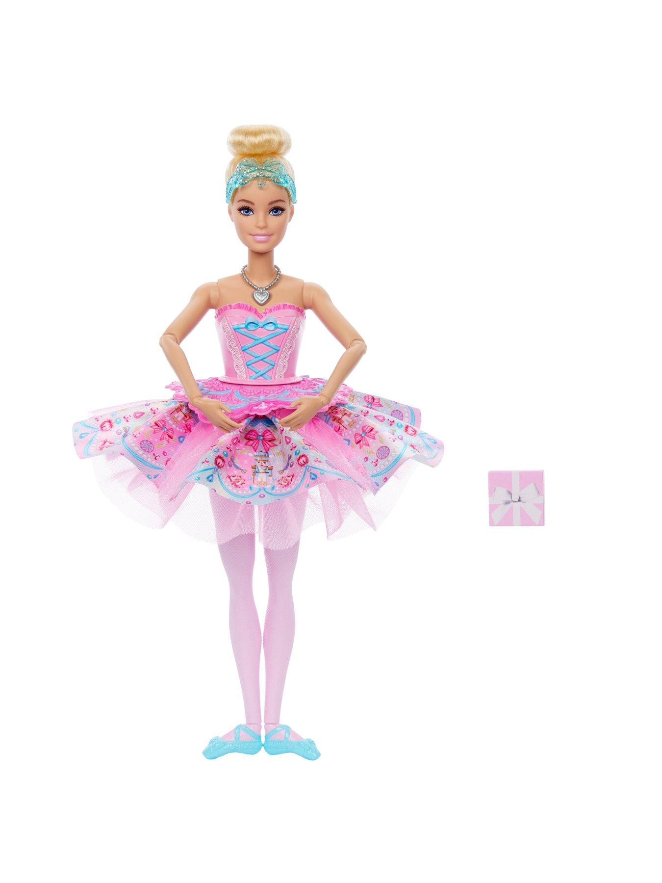 Image 6 of 7 of Barbie <p>The Nutcracker Clara Doll with Surprise Tutu Transformation Feature and Heart Locket Necklace</p>