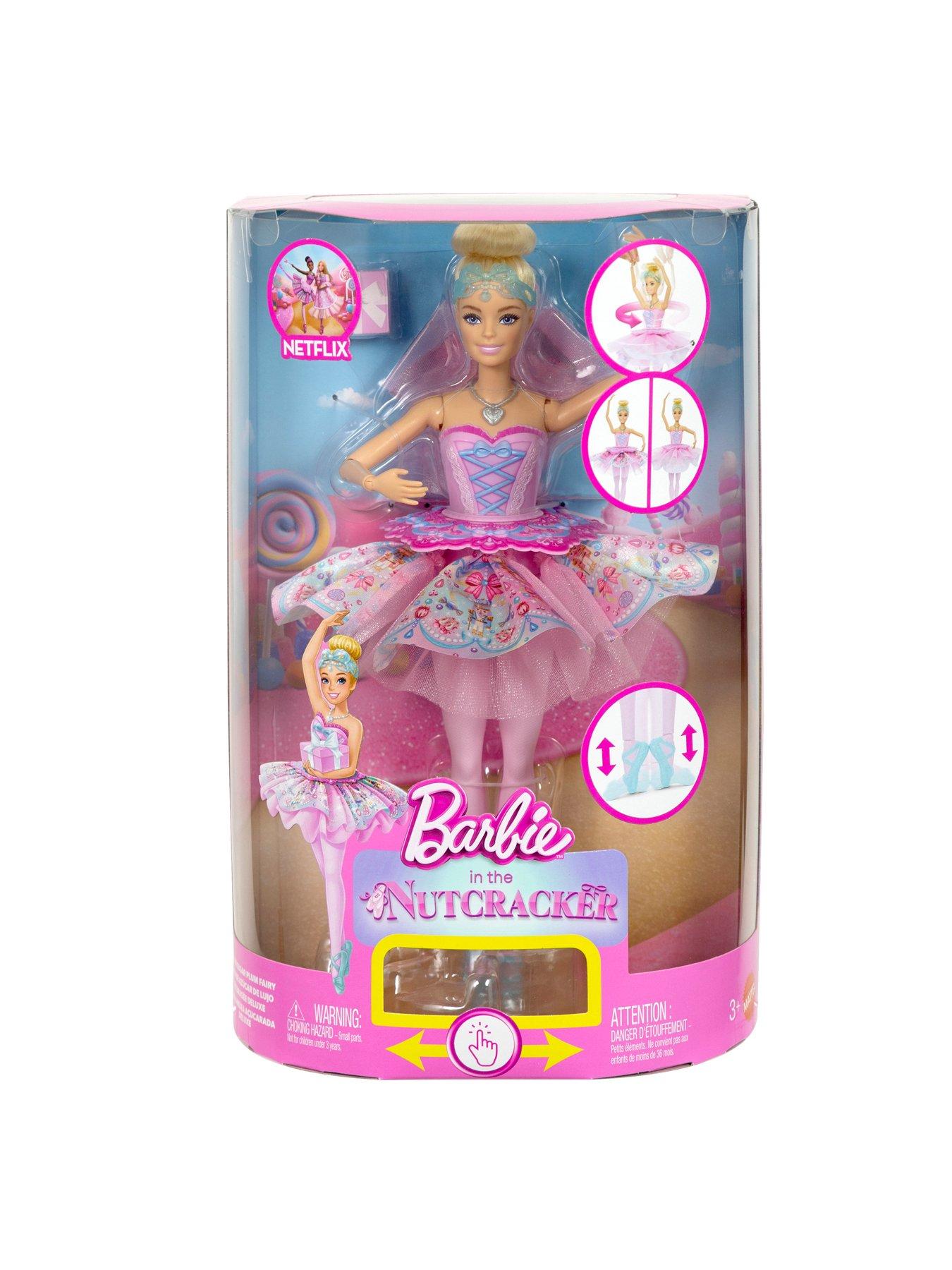 Image 7 of 7 of Barbie <p>The Nutcracker Clara Doll with Surprise Tutu Transformation Feature and Heart Locket Necklace</p>