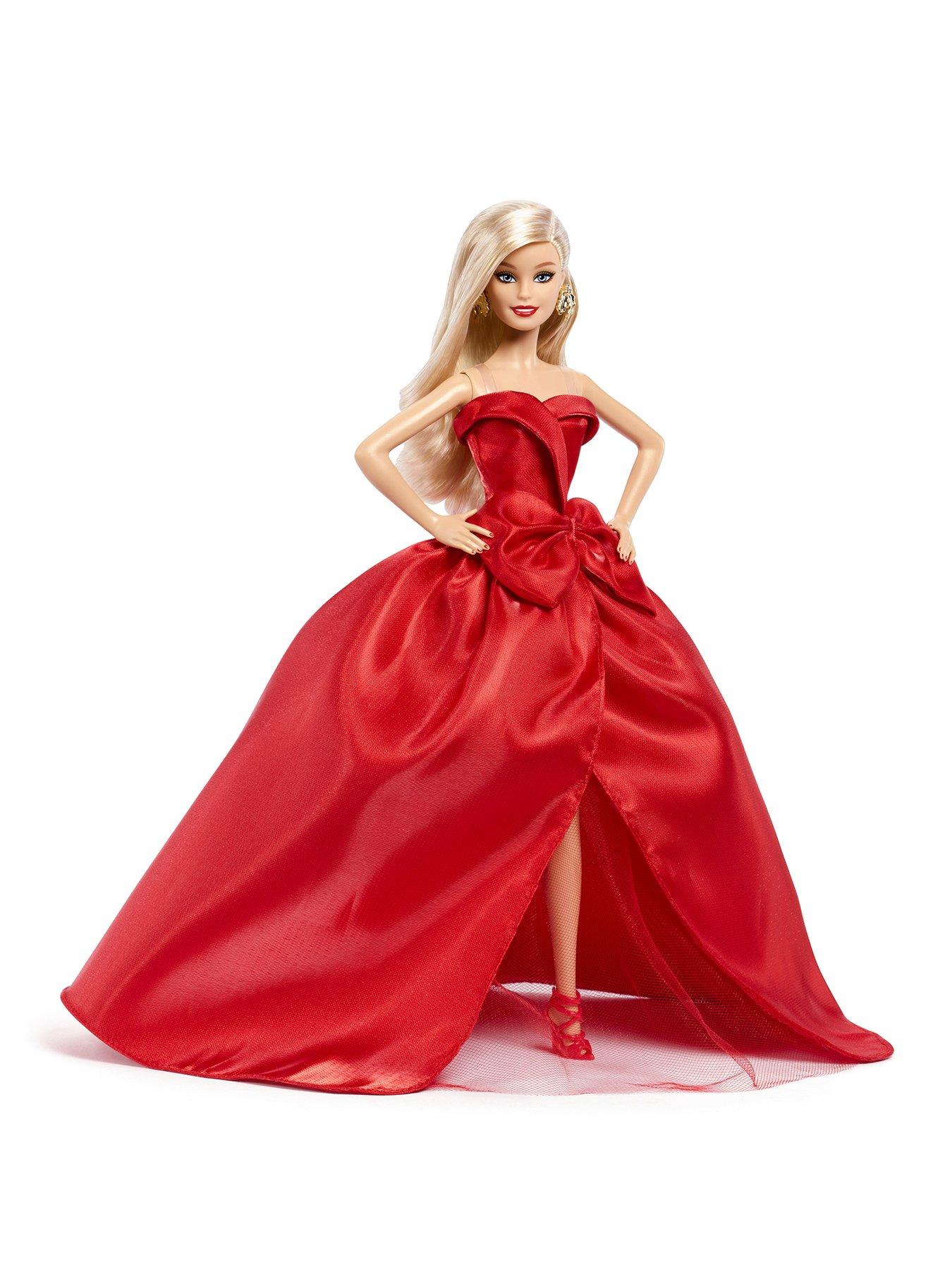Barbie Doll - Happy Holidays Blonde Jjx65 - Special Edition - Festive Outfit - Collection - Image 3