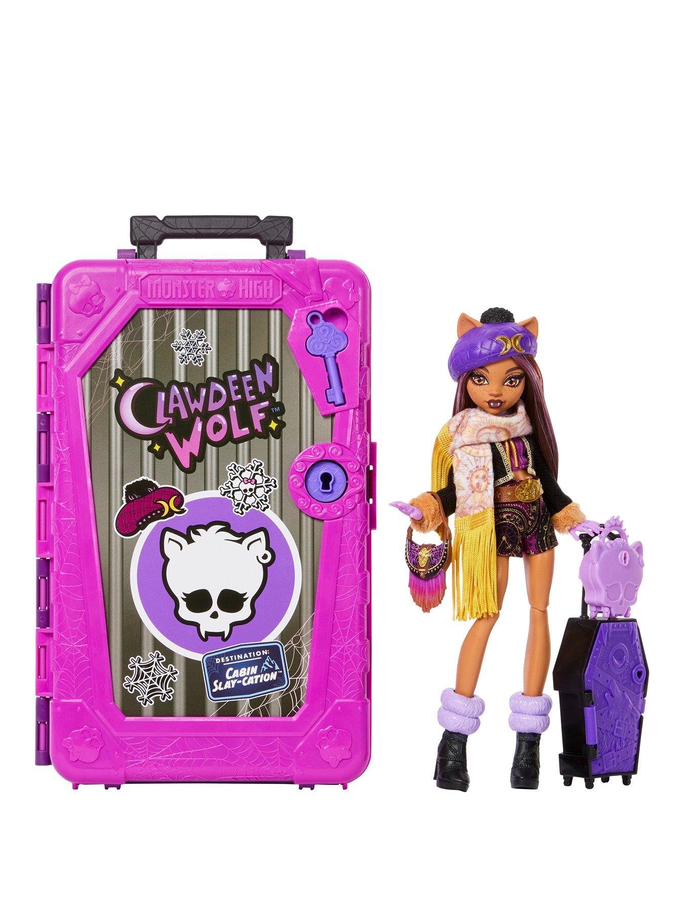Image 1 of 6 of Monster High <p>Skulltimate Secrets Clawdeen Wolf Cabin Slay-cation Doll</p>