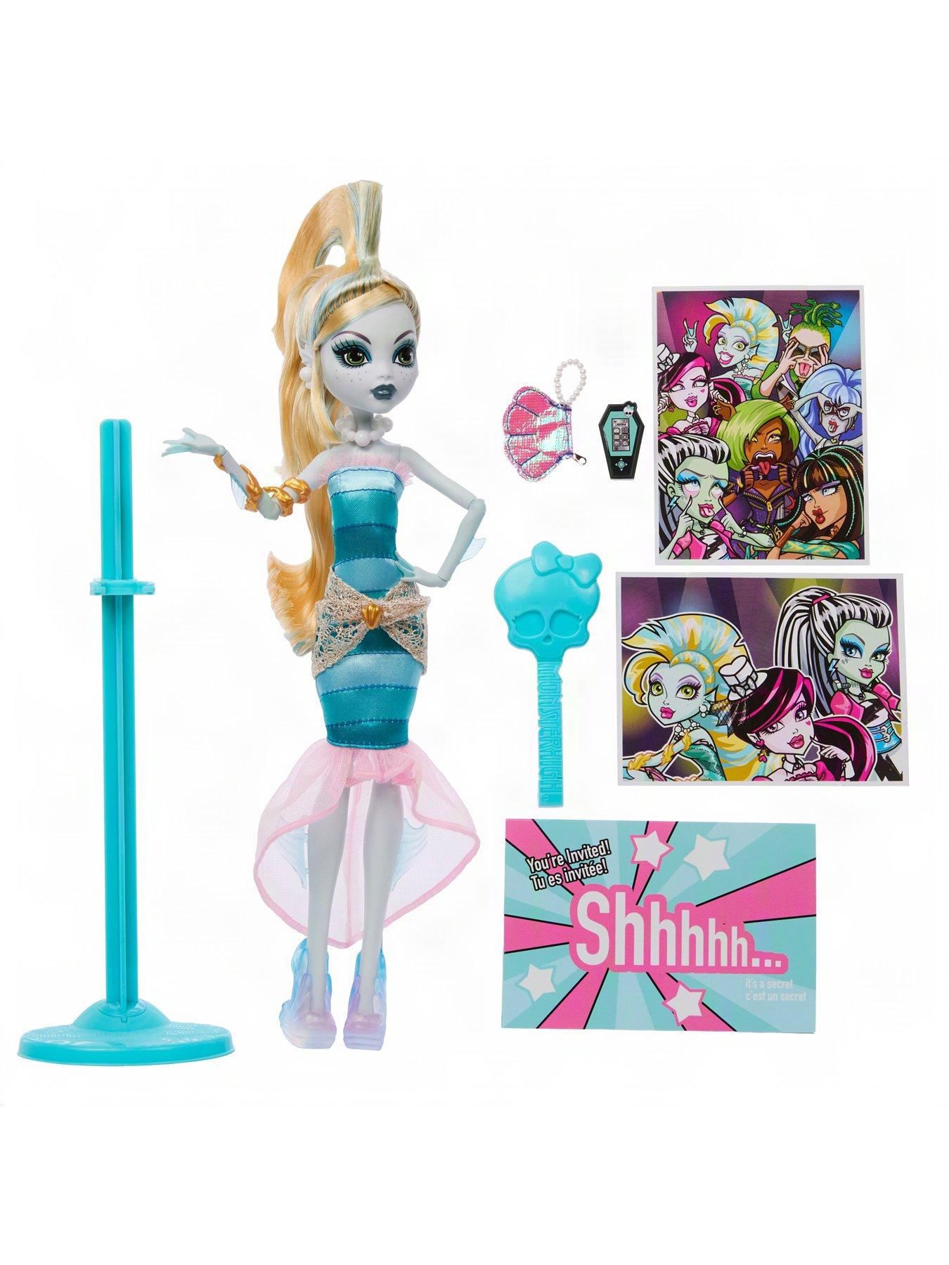 Image 2 of 5 of Monster High Dawn Of The Dance Display Stand Fashion Doll - Lagoona Blue
