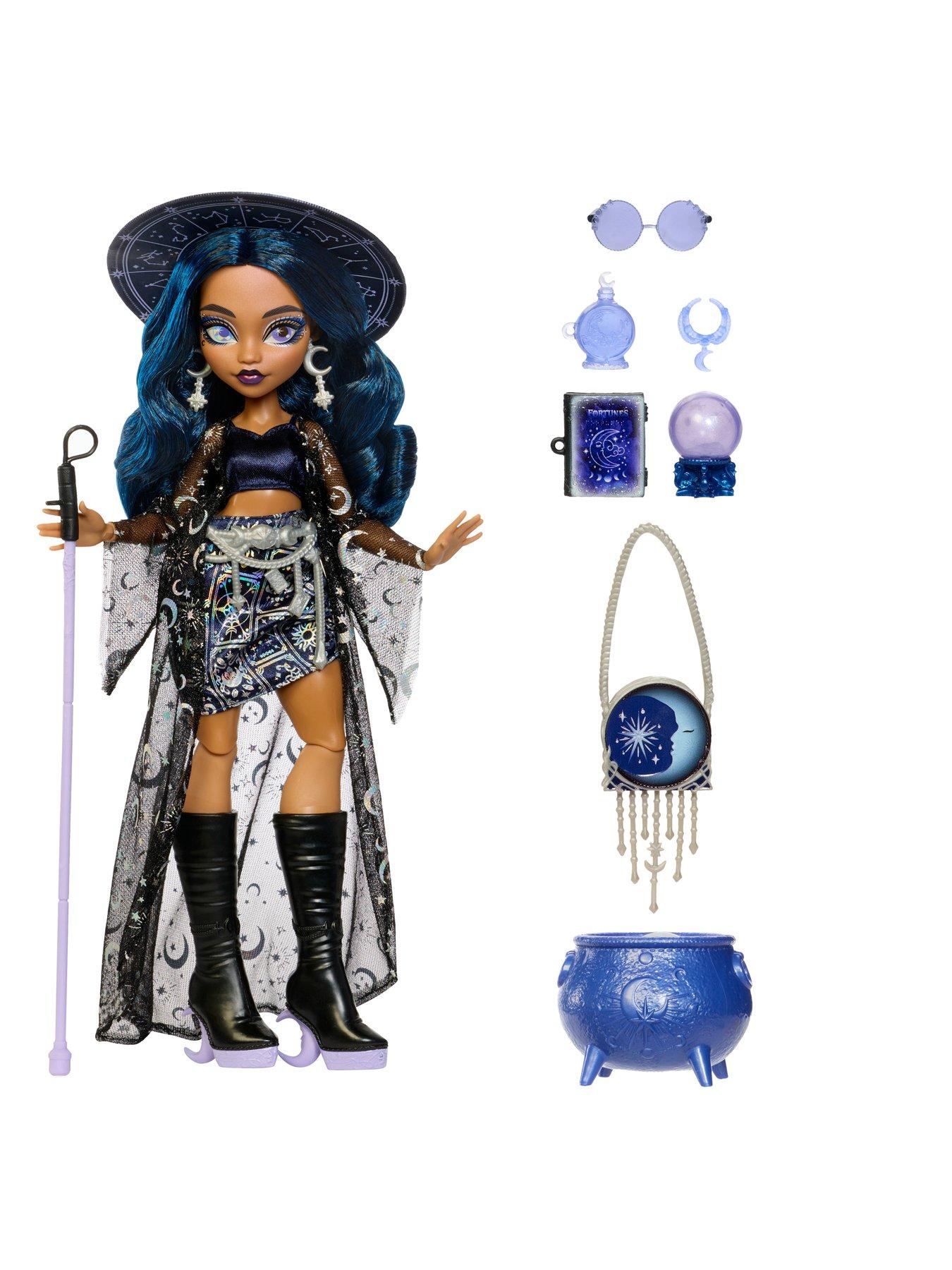 Image 2 of 6 of Monster High Claire De Luna Fashion Doll with Cauldron Surprise &amp; Crystal Ball<br />&nbsp;