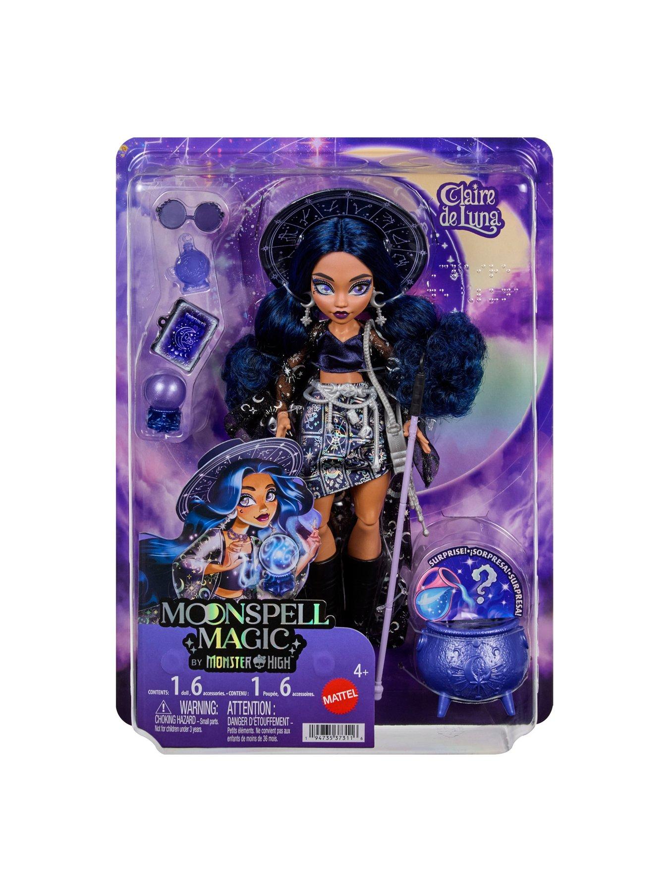 Image 6 of 6 of Monster High Claire De Luna Fashion Doll with Cauldron Surprise &amp; Crystal Ball<br />&nbsp;