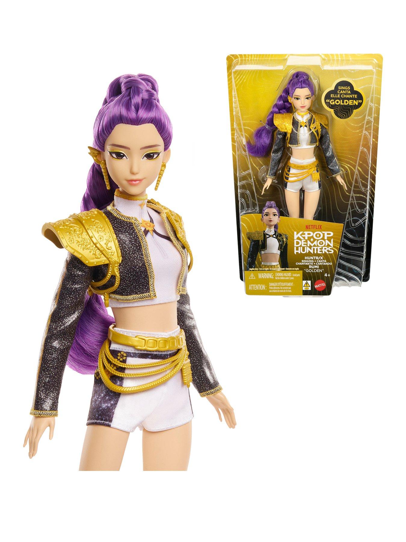 K-Pop Demon Hunters HUNTR/X Mira Golden Singing Doll with Sound