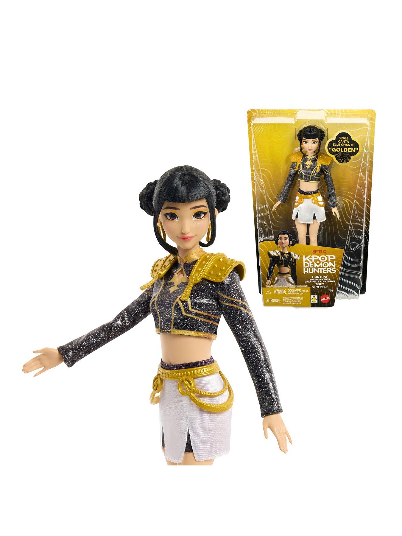 K-Pop Demon Hunters HUNTR/X Zoey Golden Singing Doll with Sound