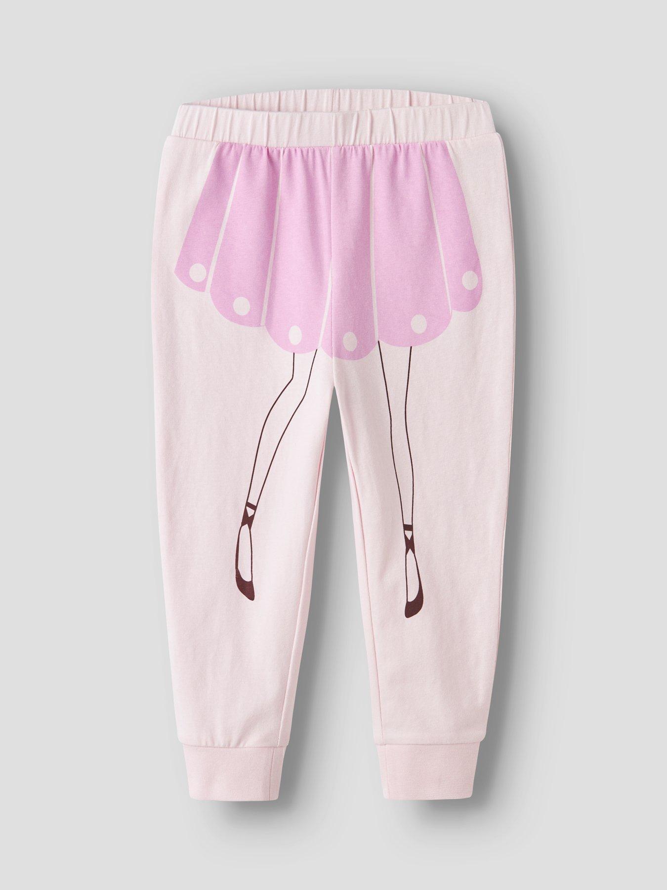 Image 4 of 7 of Name It Mini Girls Ballerina Pyjamas - Pink