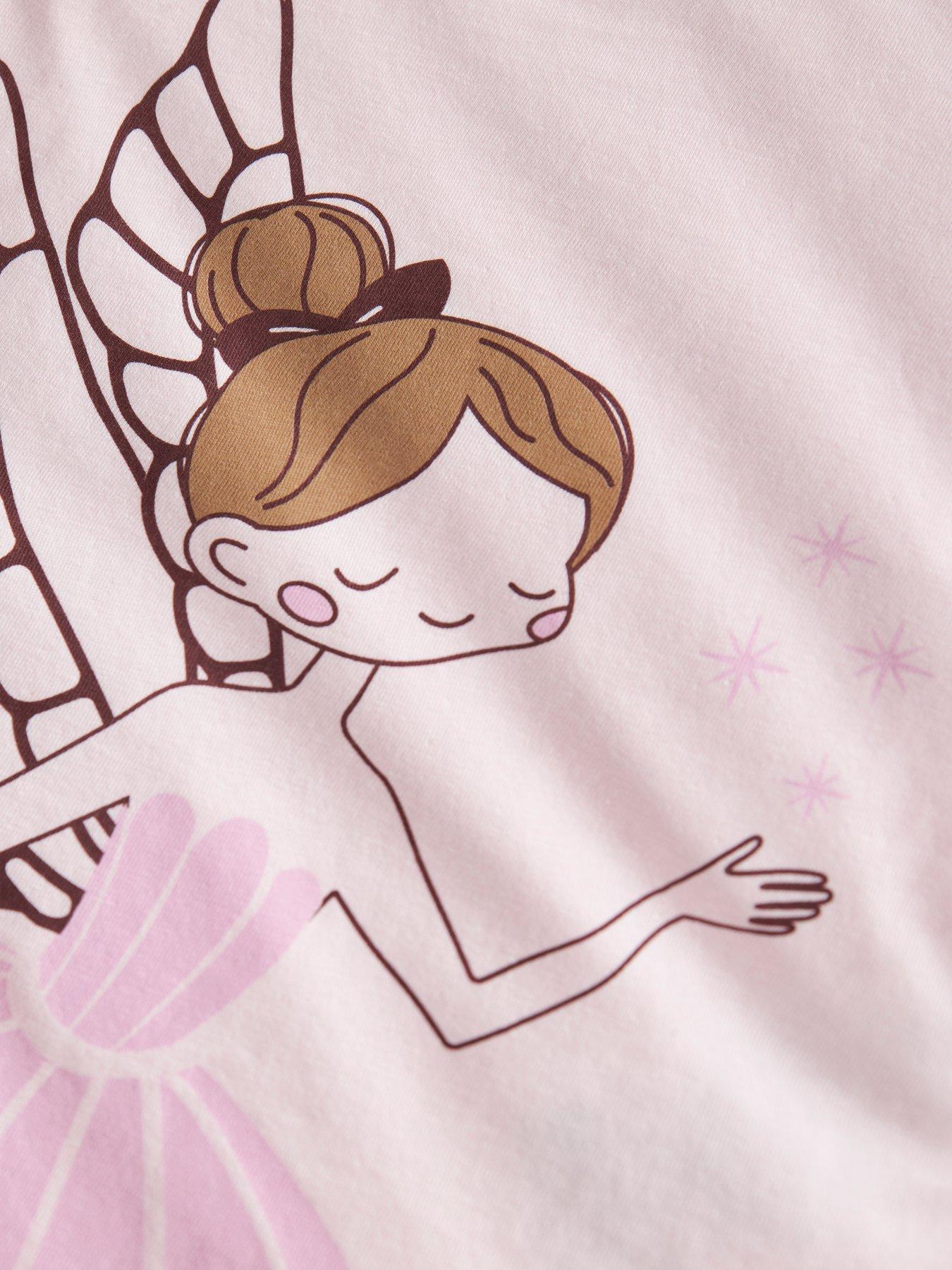 Image 5 of 7 of Name It Mini Girls Ballerina Pyjamas - Pink