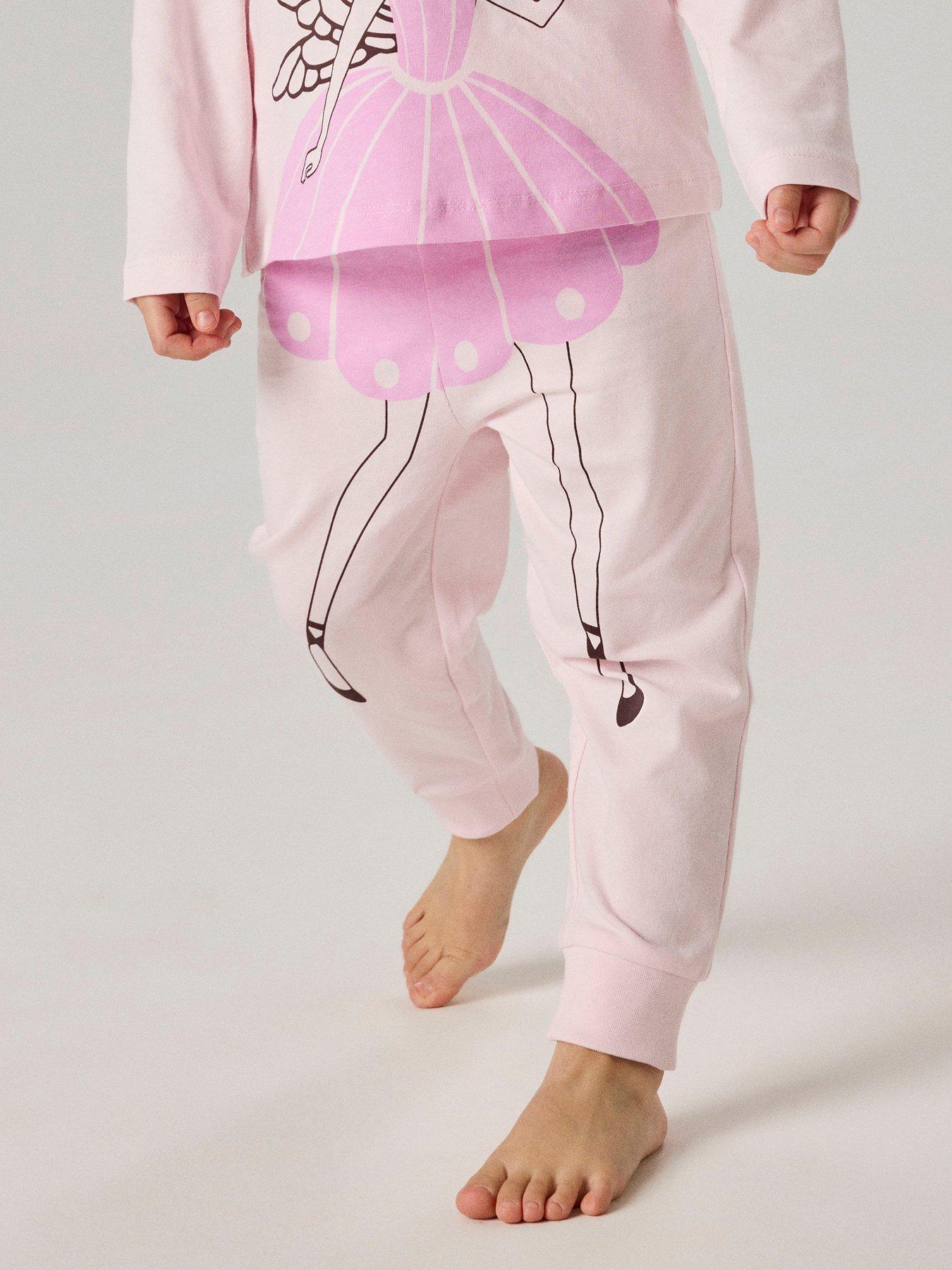 Image 7 of 7 of Name It Mini Girls Ballerina Pyjamas - Pink