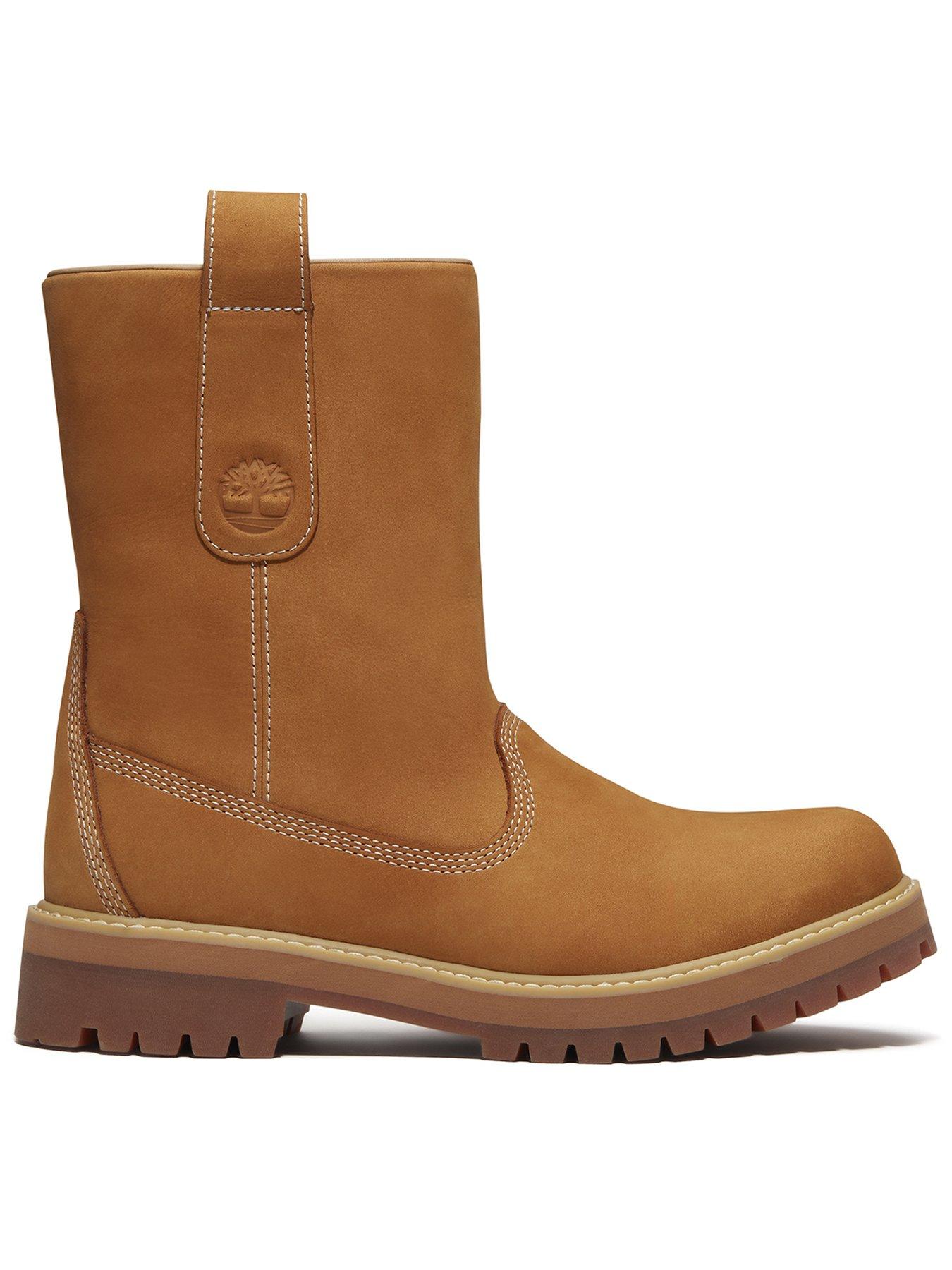 Image 1 of 6 of Timberland Heritage Mid Pull-On Boot - Light Brown