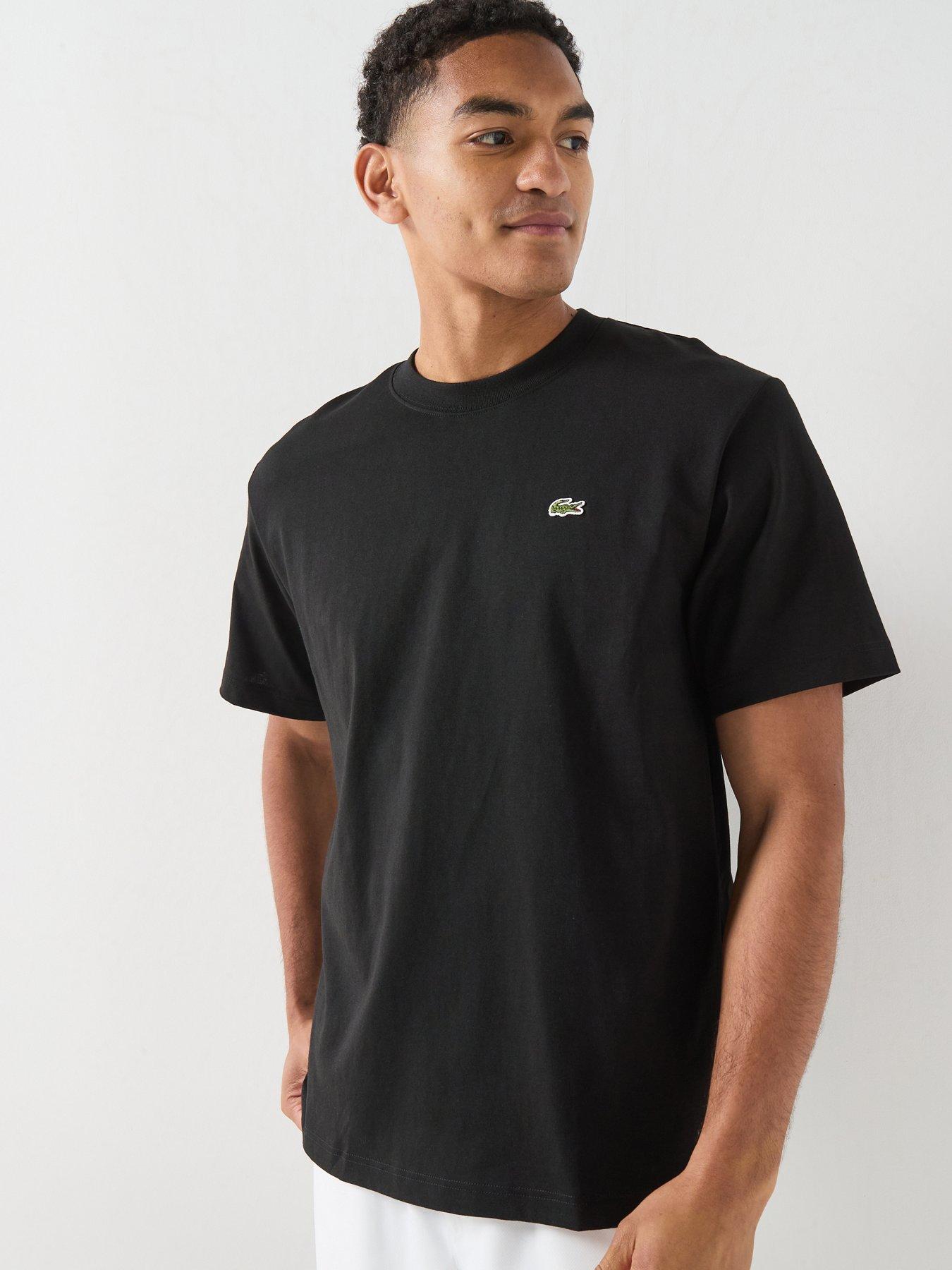 Lacoste Relaxed Fit Heavy Weight T-Shirt - Black