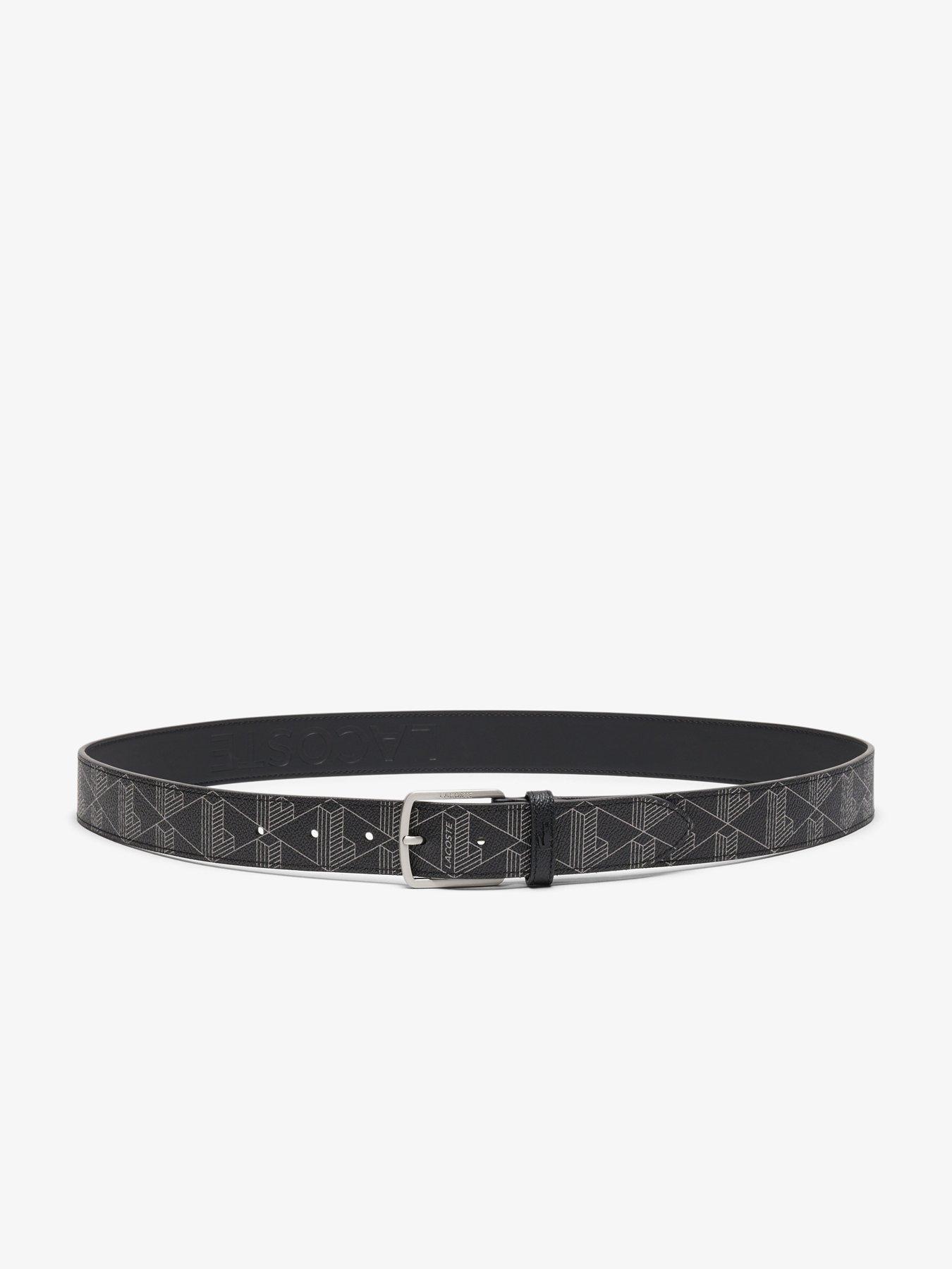 Image 4 of 6 of Lacoste Embossed Belt And Card Holder Gift Set - Black