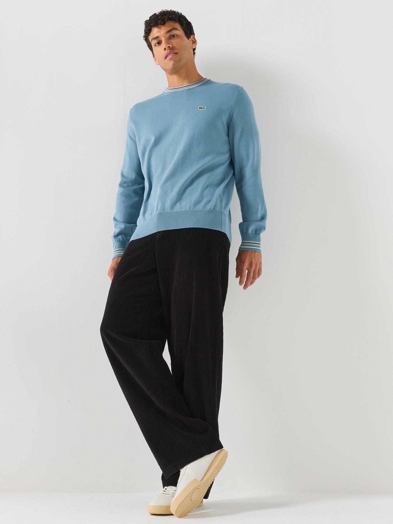 Image 3 of 6 of Lacoste Tipping Knitted Jumper - Dark Blue