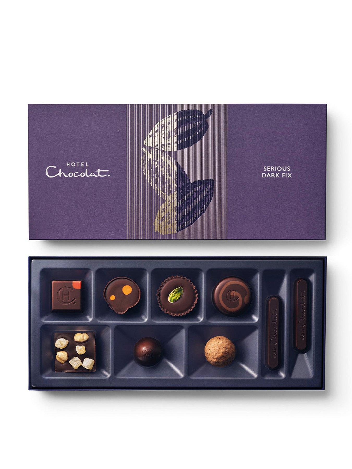 Hotel Chocolat Serious Dark Chocolate Gift Box Selection 9 Piece 97g | The Perfect Taster Collection Of Our Bestselling Rich And Intense Dark Chocolates, Ideal For After-Dinner Indulgence - Image 2