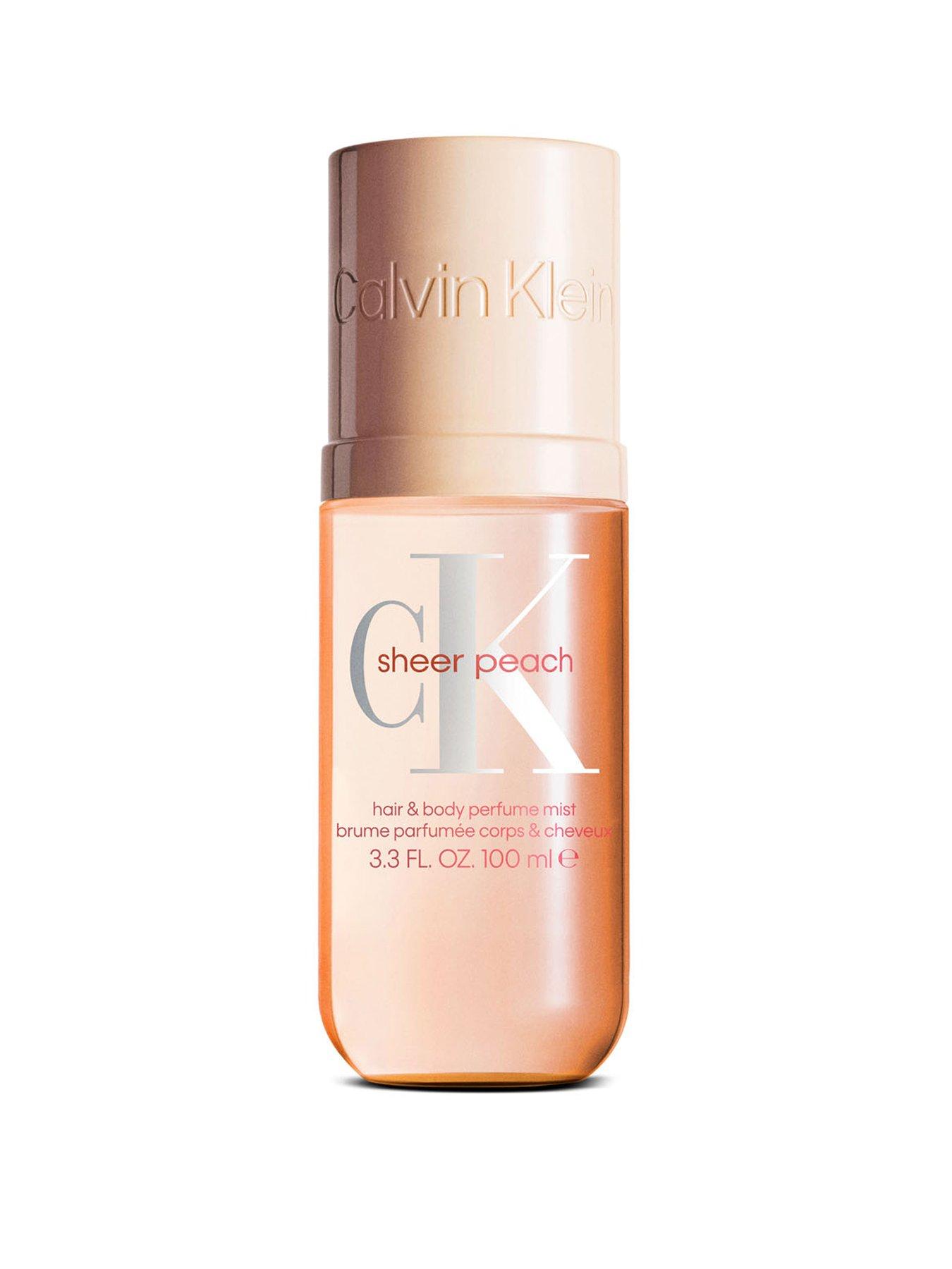Calvin Klein Sheer Peach Hair & Body Perfume Mist 100Ml