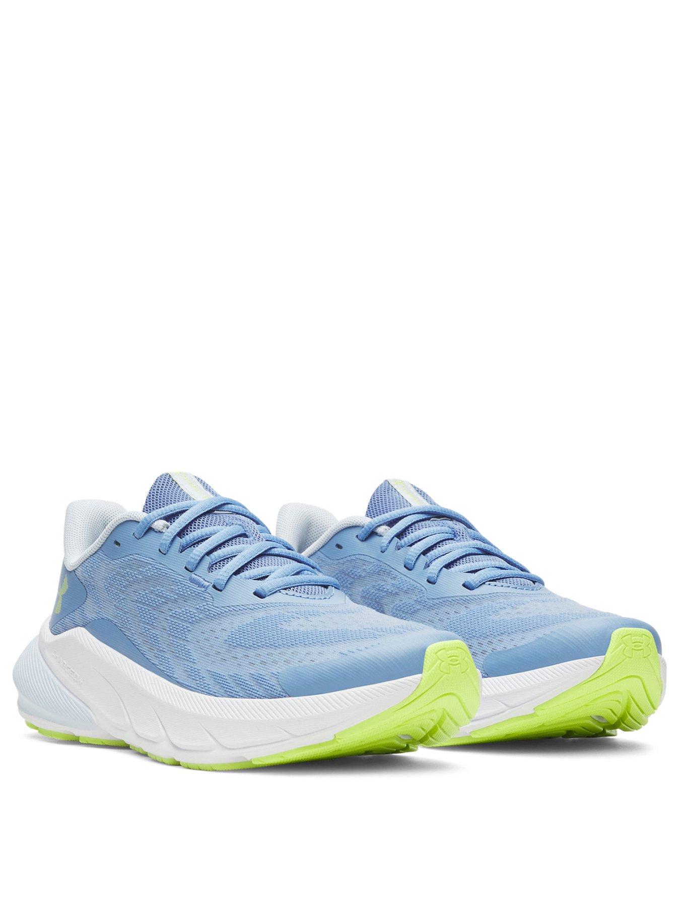 Image 2 of 6 of UNDER ARMOUR Junior Girl's Charged+ Turbulence 3 Running Trainers - Blue
