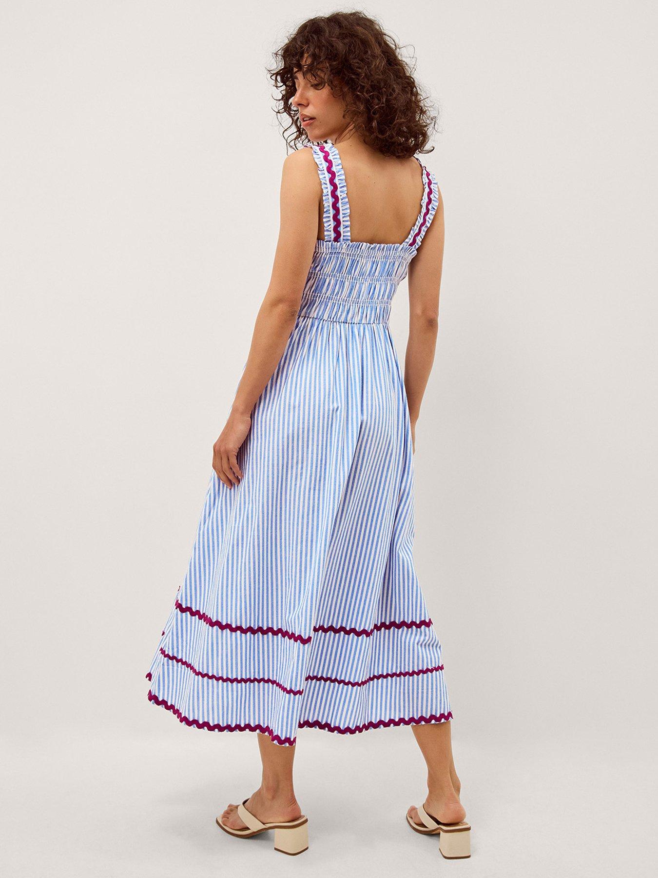 Image 2 of 5 of Monsoon Sloane Emb Dress