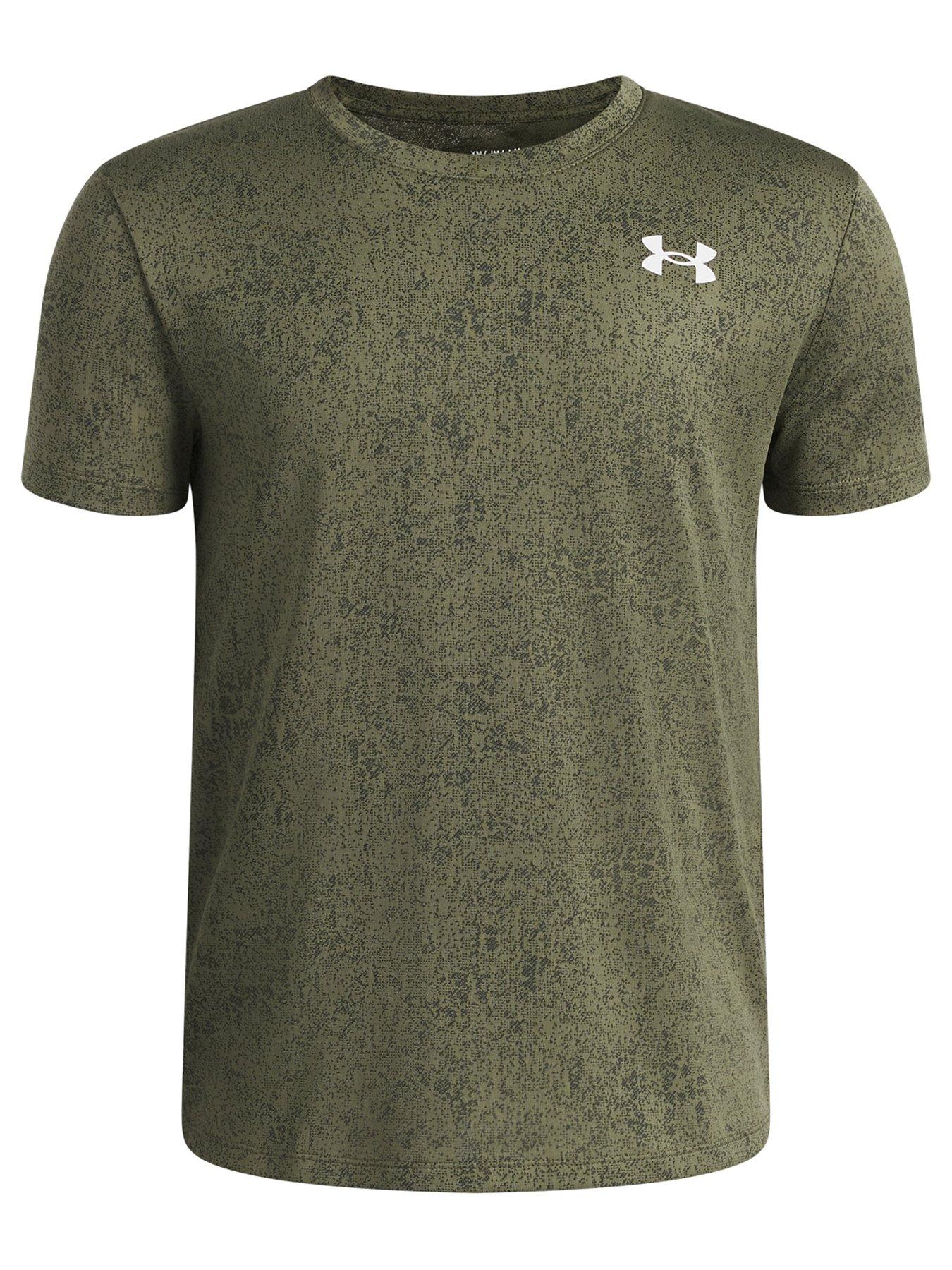UNDER ARMOUR Boys Training Tech T-Shirt Pixelate - Green