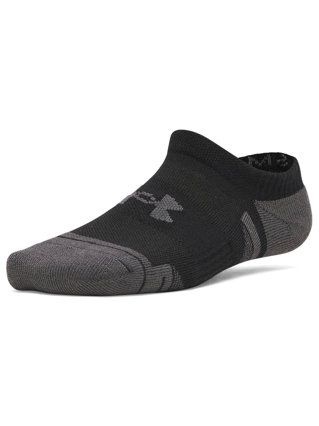 Image 2 of 3 of UNDER ARMOUR Junior Unisex Tech 3 Pack No Show Socks - Black