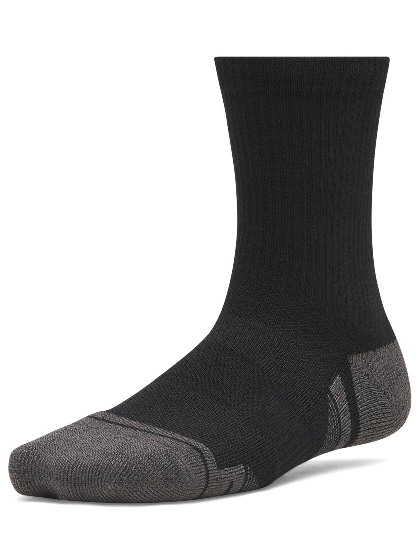 Image 2 of 3 of UNDER ARMOUR Junior Unisex Tech 3 Pack Crew Socks - Black