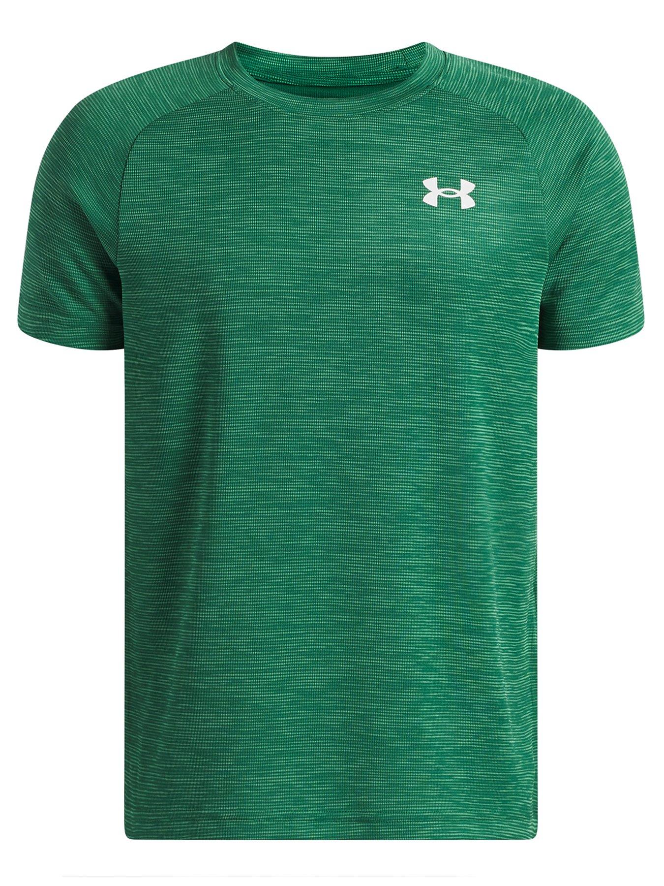 Image 1 of 3 of UNDER ARMOUR Boys Training Tech Textured T-shirt - Green