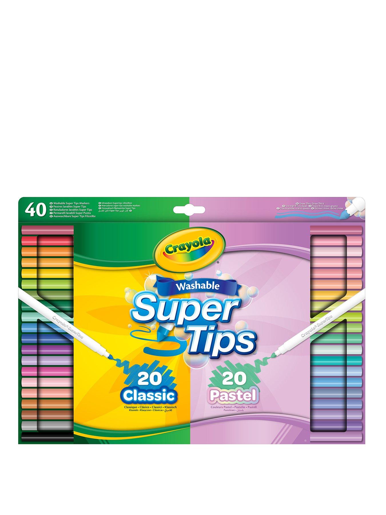 Crayola 40ct Supertips Featuring Pastels