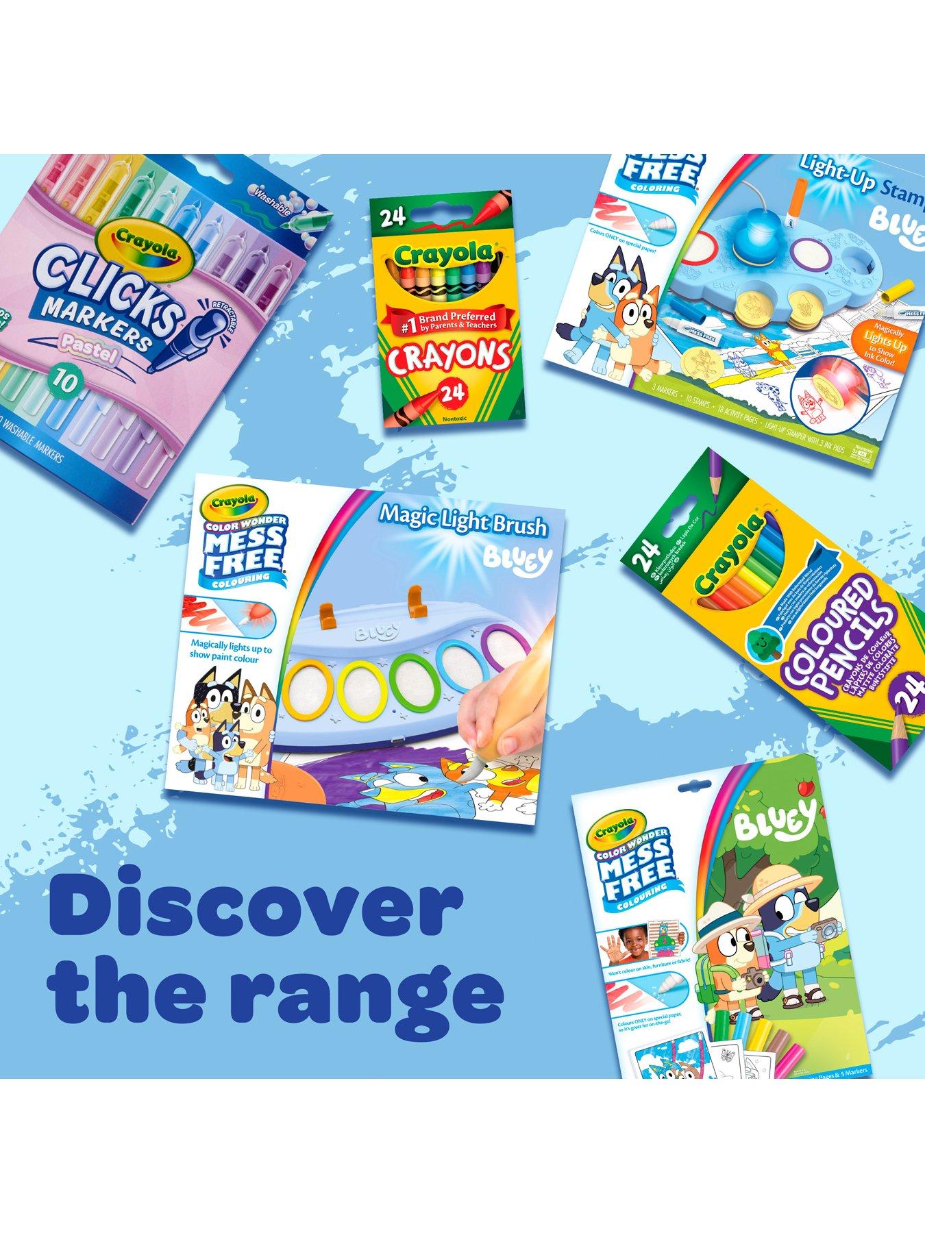 Image 6 of 7 of Crayola Bluey Light-Up Colour Wonder Paint Set