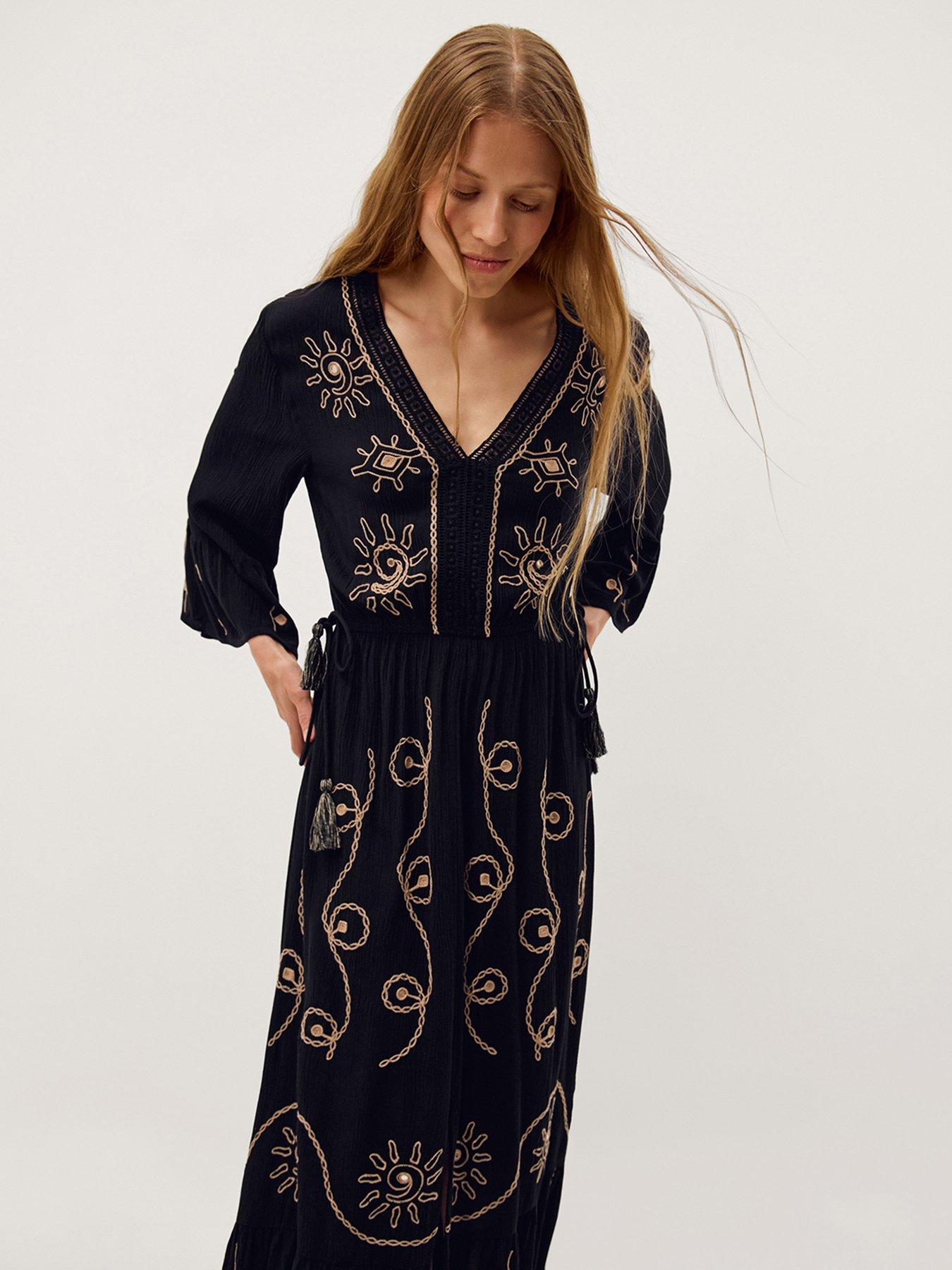 Image 3 of 5 of Monsoon Sophy Emb Kaftan