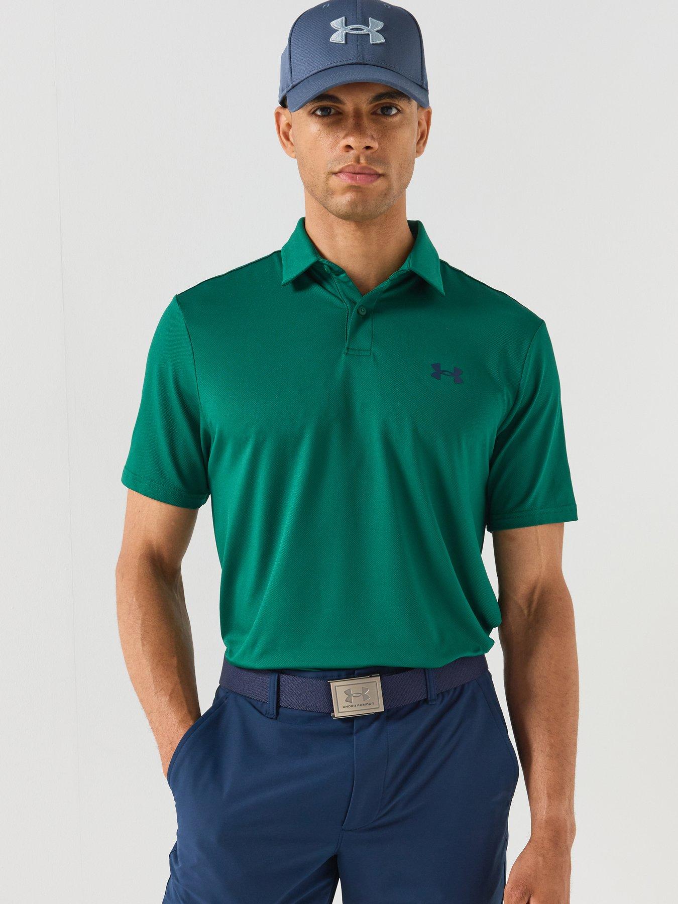 Image 1 of 6 of UNDER ARMOUR Mens Golf Matchplay Polo - Green