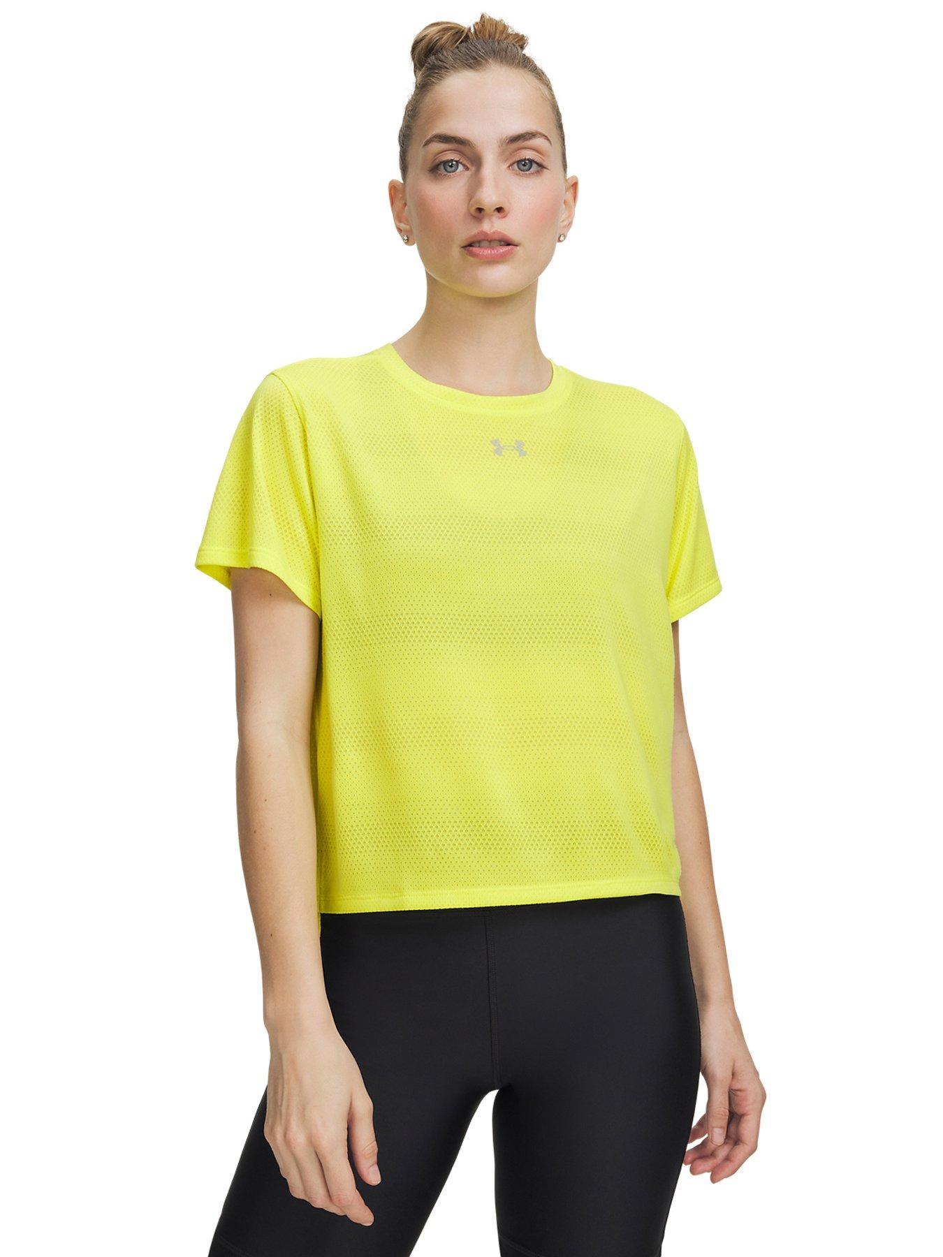 Image 1 of 3 of UNDER ARMOUR Women's Lightweight Running T-Shirt - Yellow