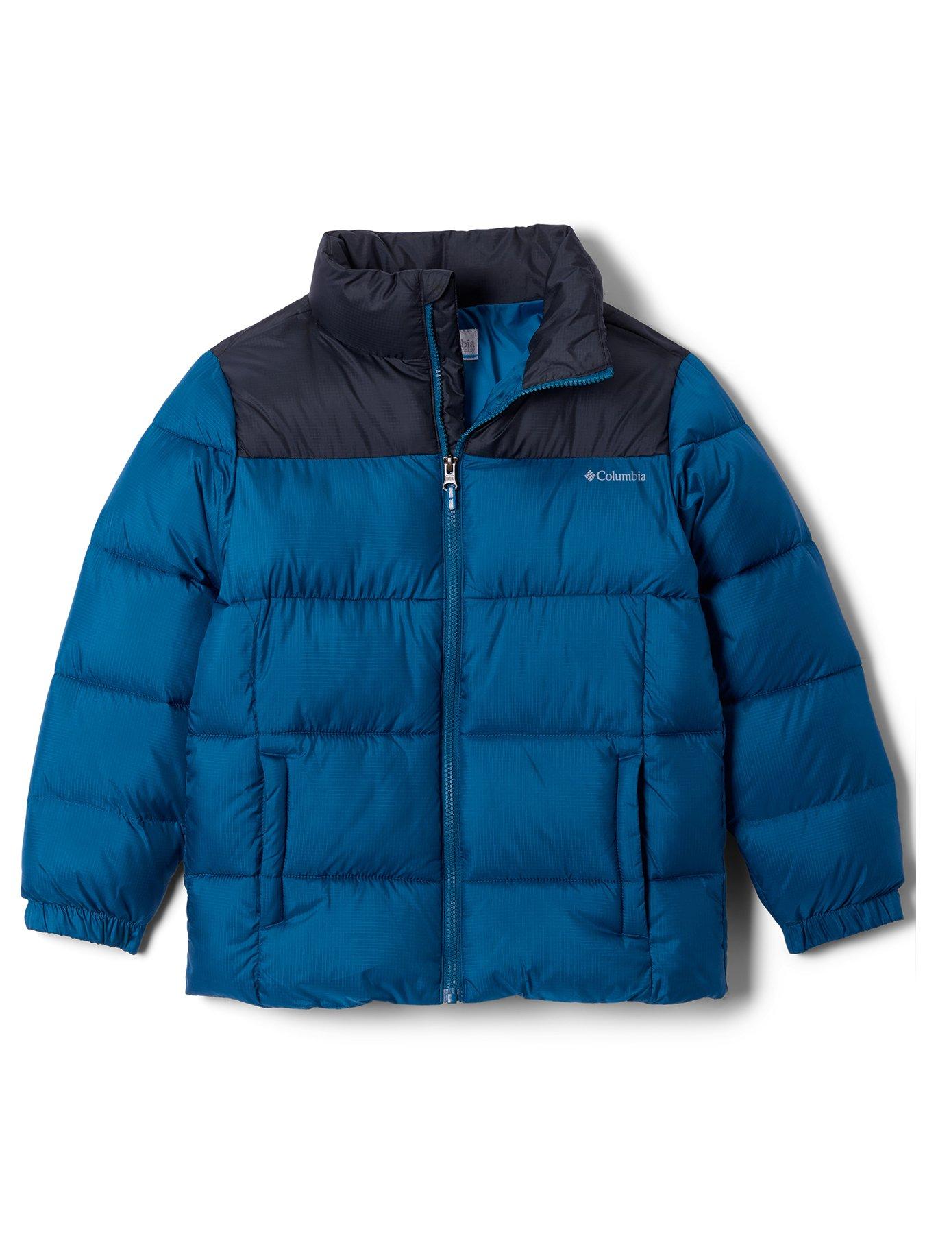 Columbia Junior Boys Puffect Ii Padded Jacket - Blue