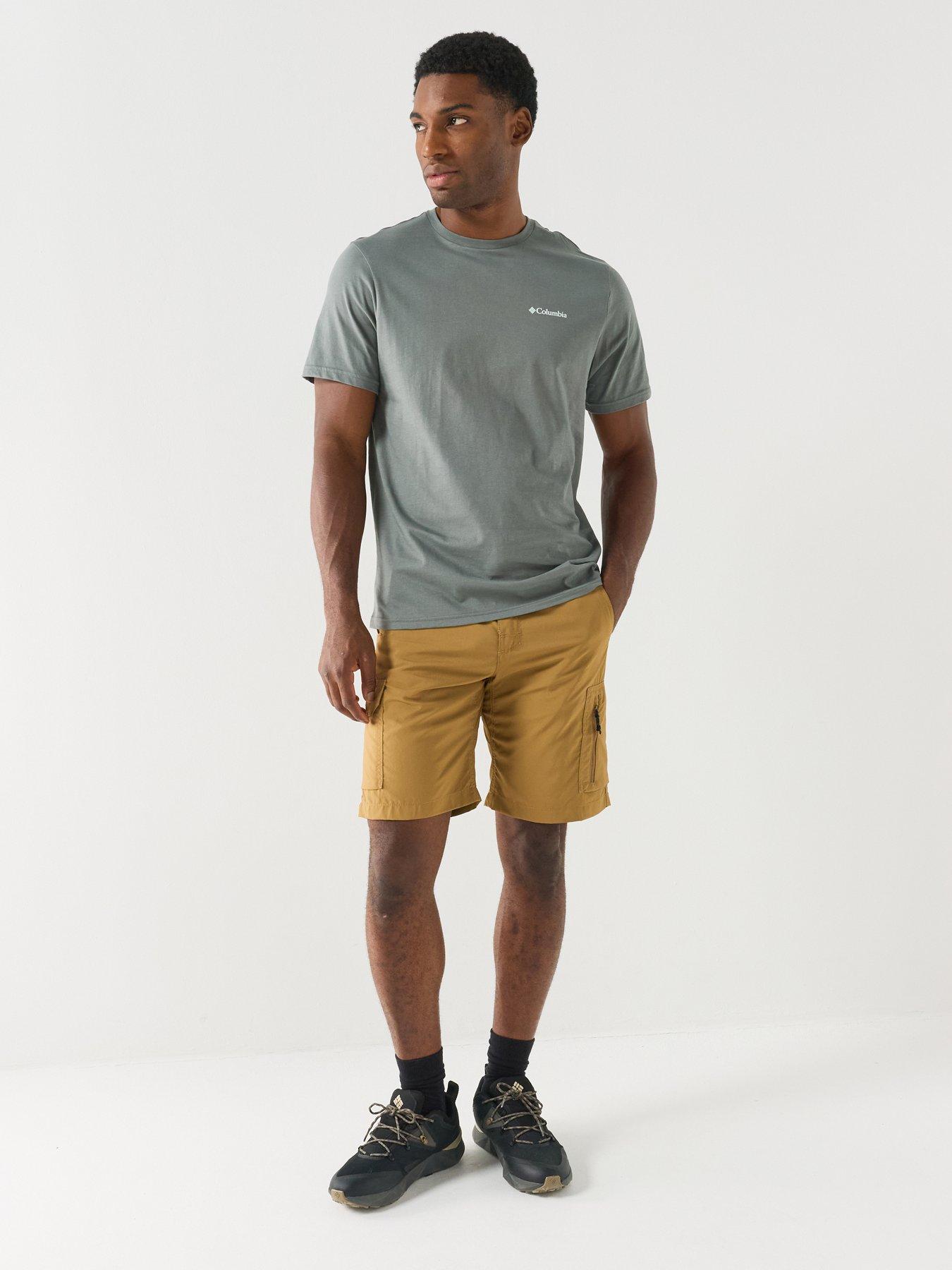 Image 3 of 6 of Columbia Mens CSC Logo Back Graphic T-Shirt - Green