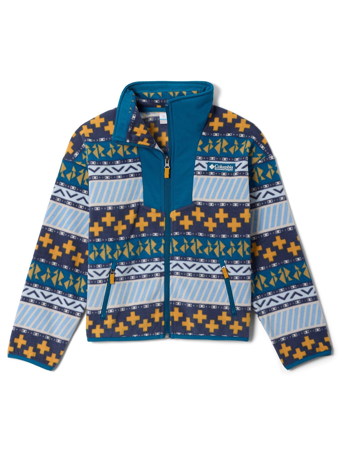 Image 1 of 2 of Columbia Junior Boys Sequoia Grove Printed Full Zip Fleece - Blue