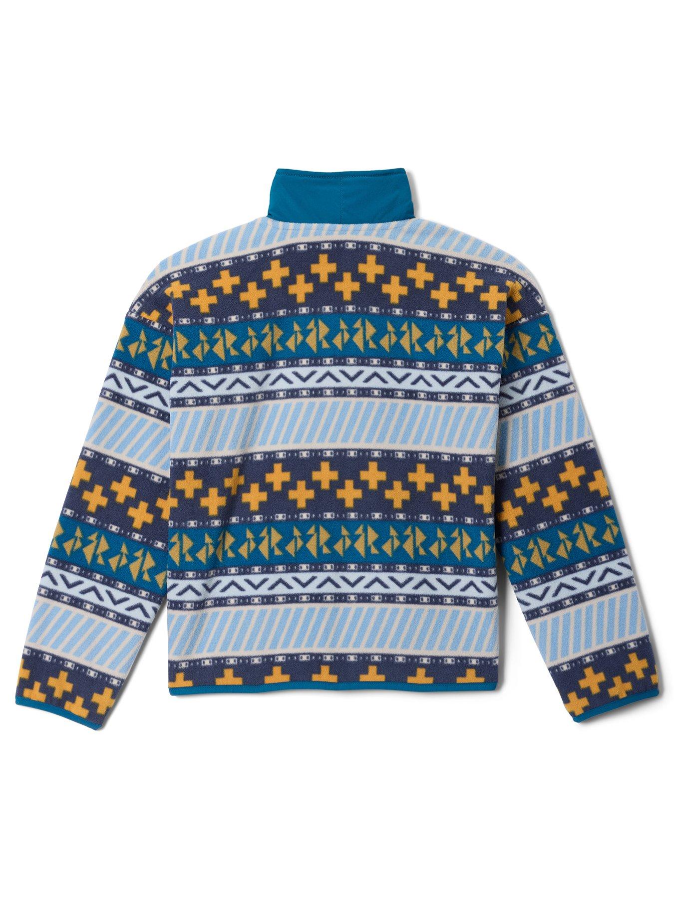 Image 2 of 2 of Columbia Junior Boys Sequoia Grove Printed Full Zip Fleece - Blue
