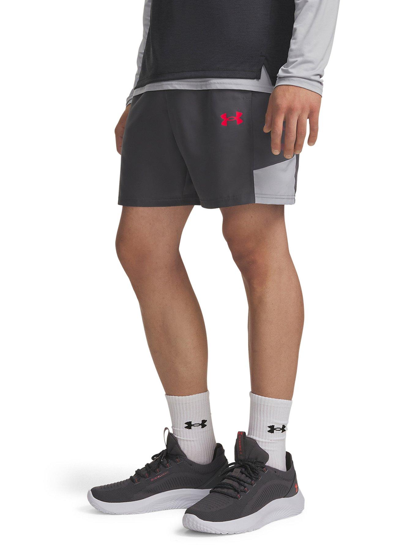 Image 1 of 4 of UNDER ARMOUR Mens Training Tech Utility Shorts - Grey