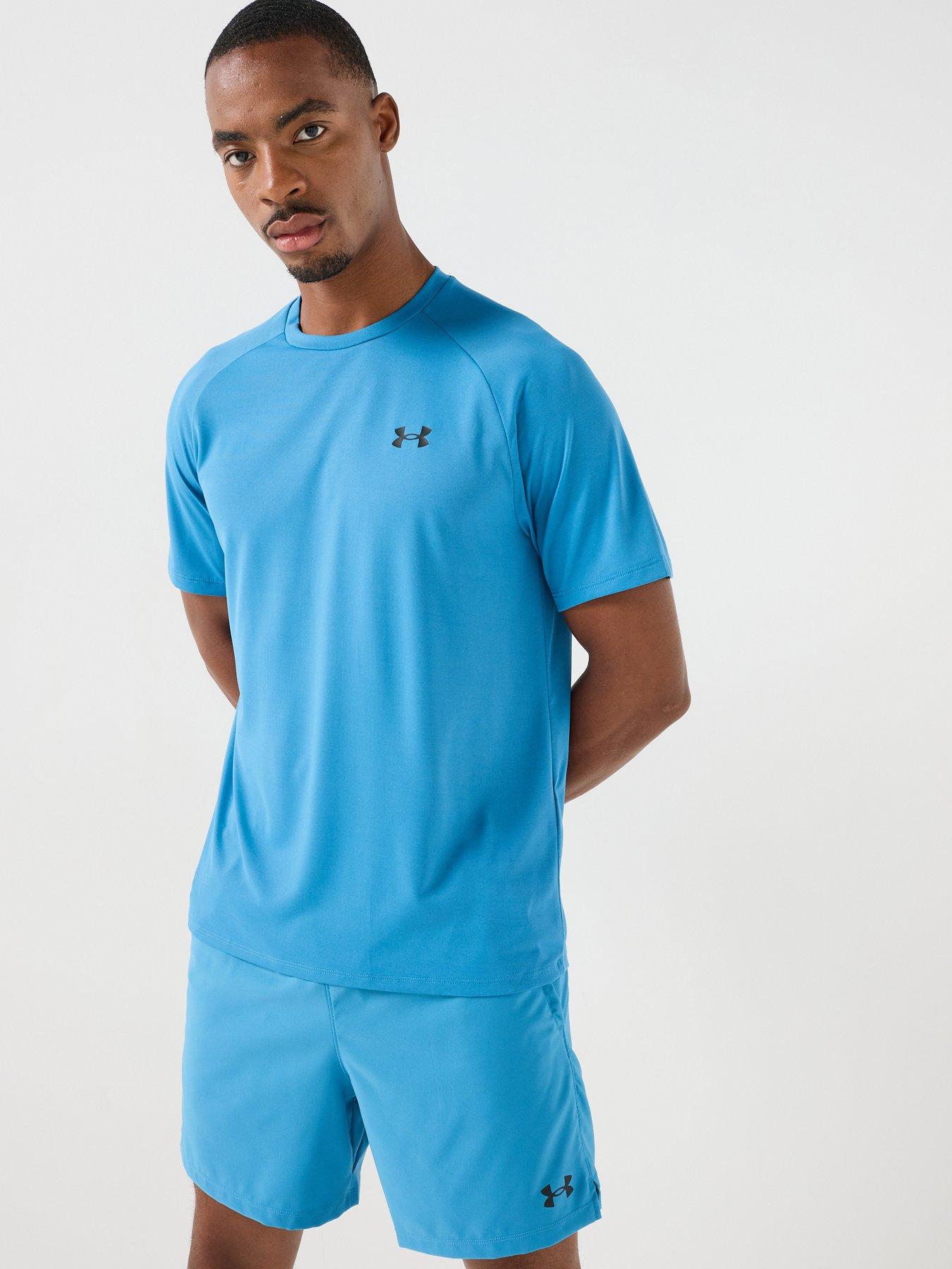 Image 1 of 6 of UNDER ARMOUR Mens Training Tech 2.0 T-Shirt - Blue