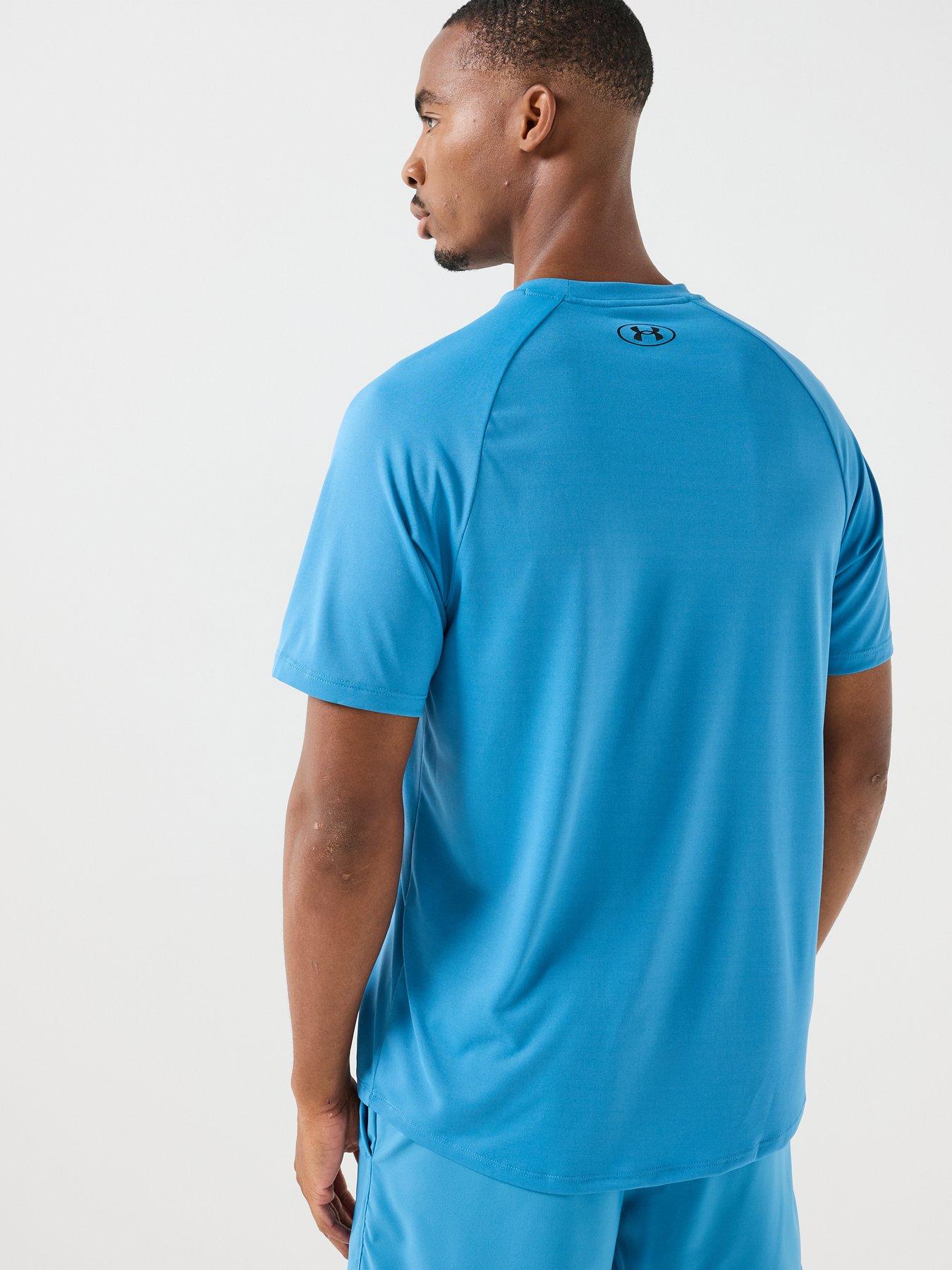Image 2 of 6 of UNDER ARMOUR Mens Training Tech 2.0 T-Shirt - Blue