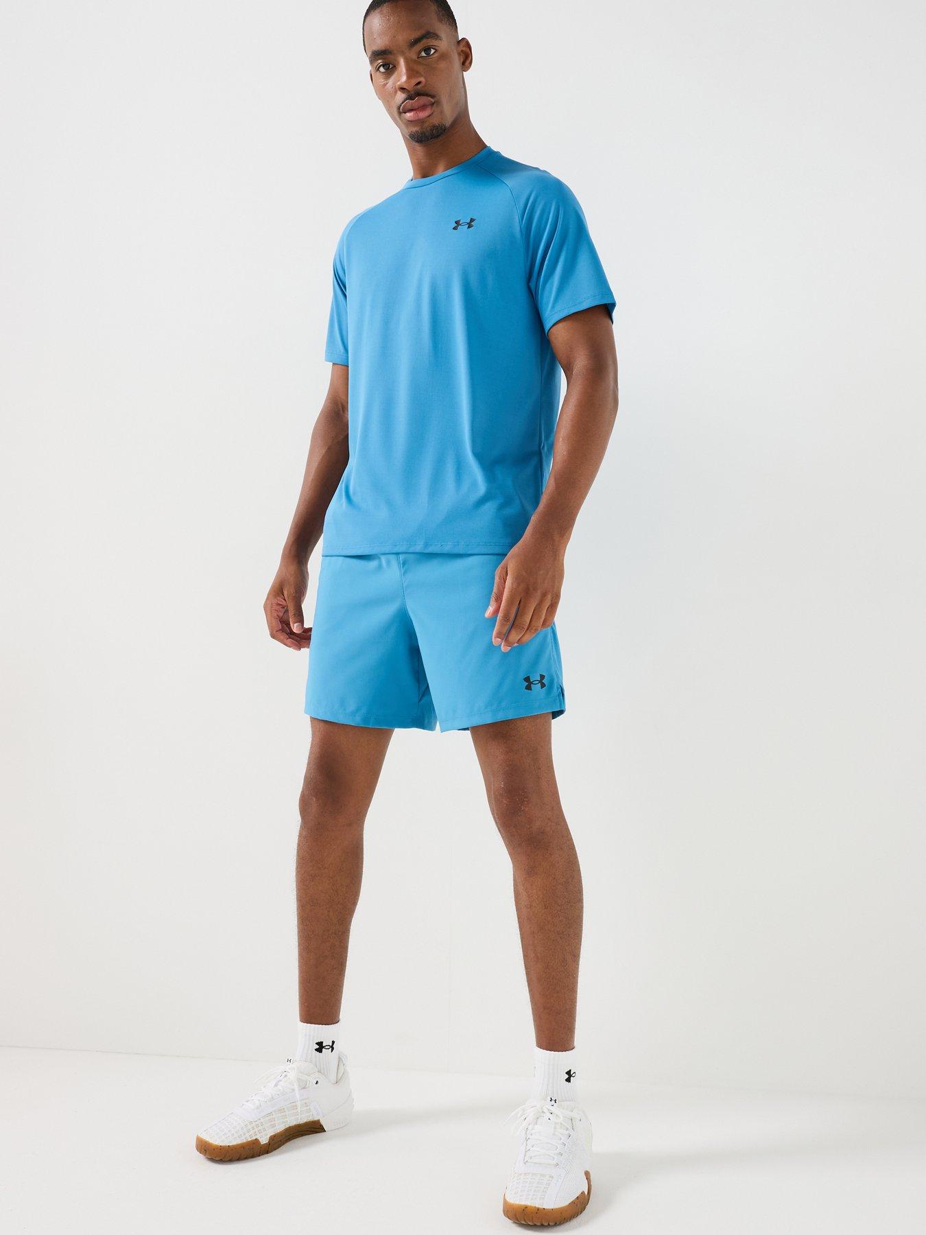 Image 3 of 6 of UNDER ARMOUR Mens Training Tech 2.0 T-Shirt - Blue