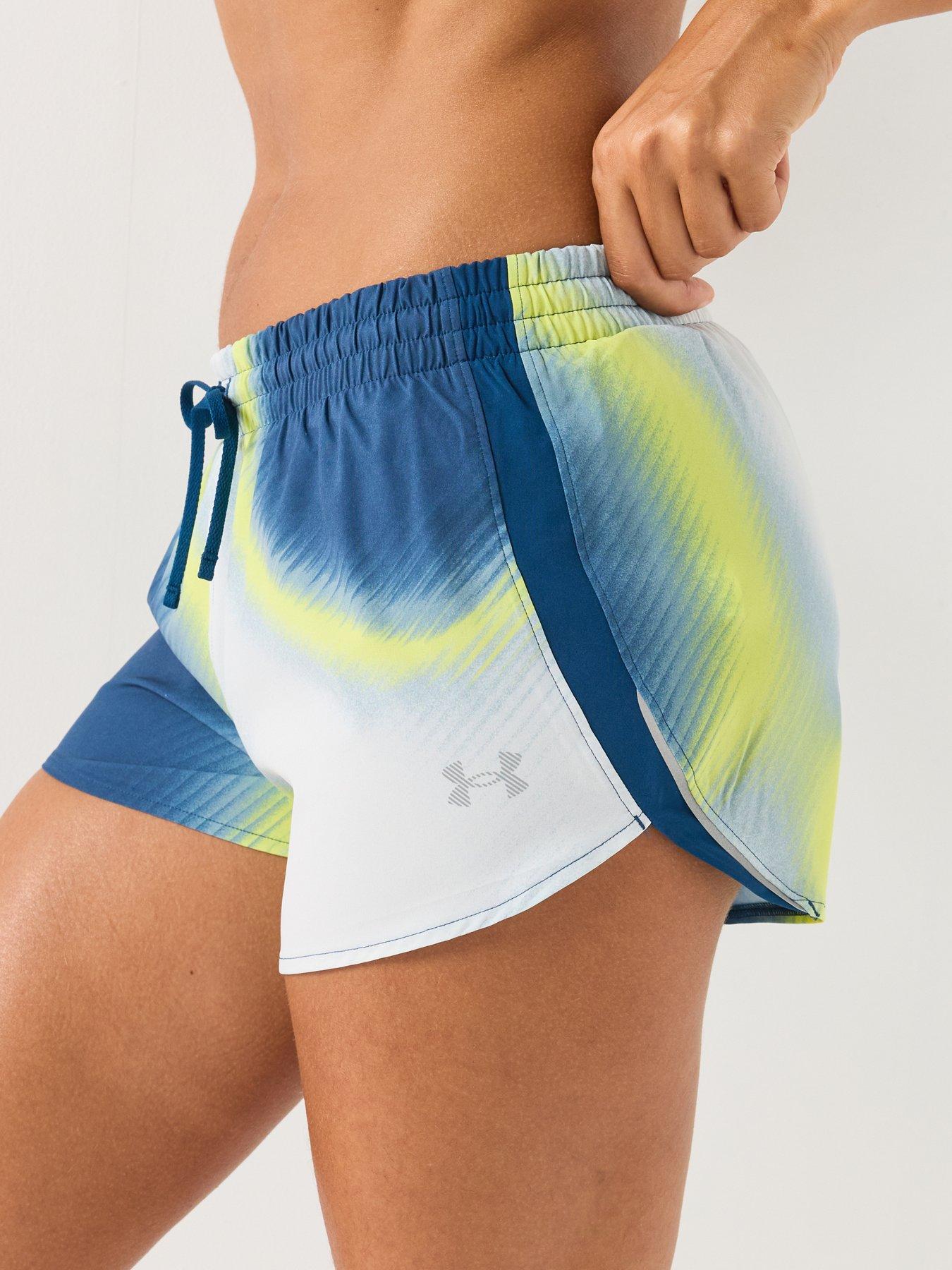 Image 4 of 6 of UNDER ARMOUR Women's Ombre Running Shorts - Navy