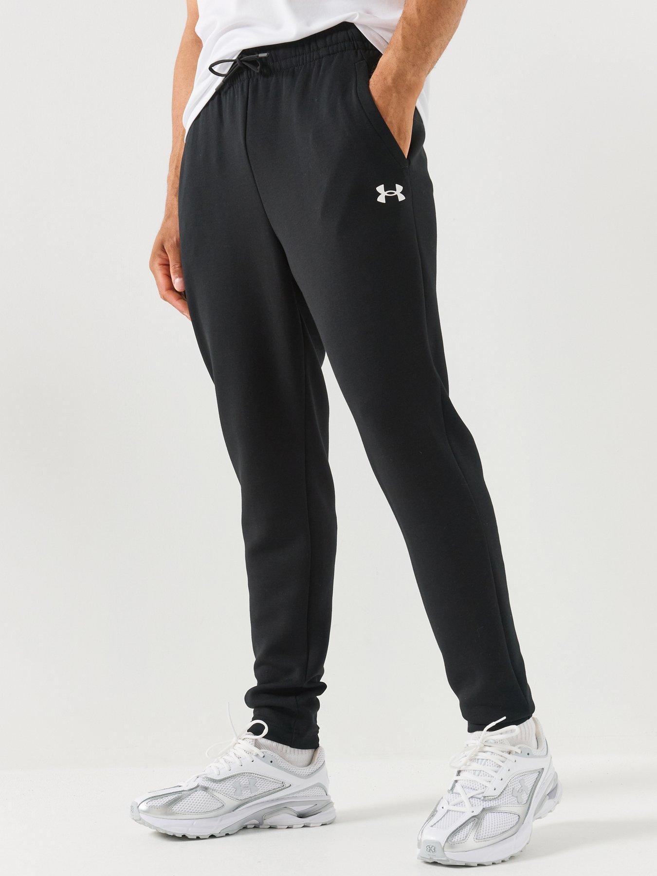 Image 1 of 6 of UNDER ARMOUR Mens Training Flex Fleece Tapered Joggers - Black