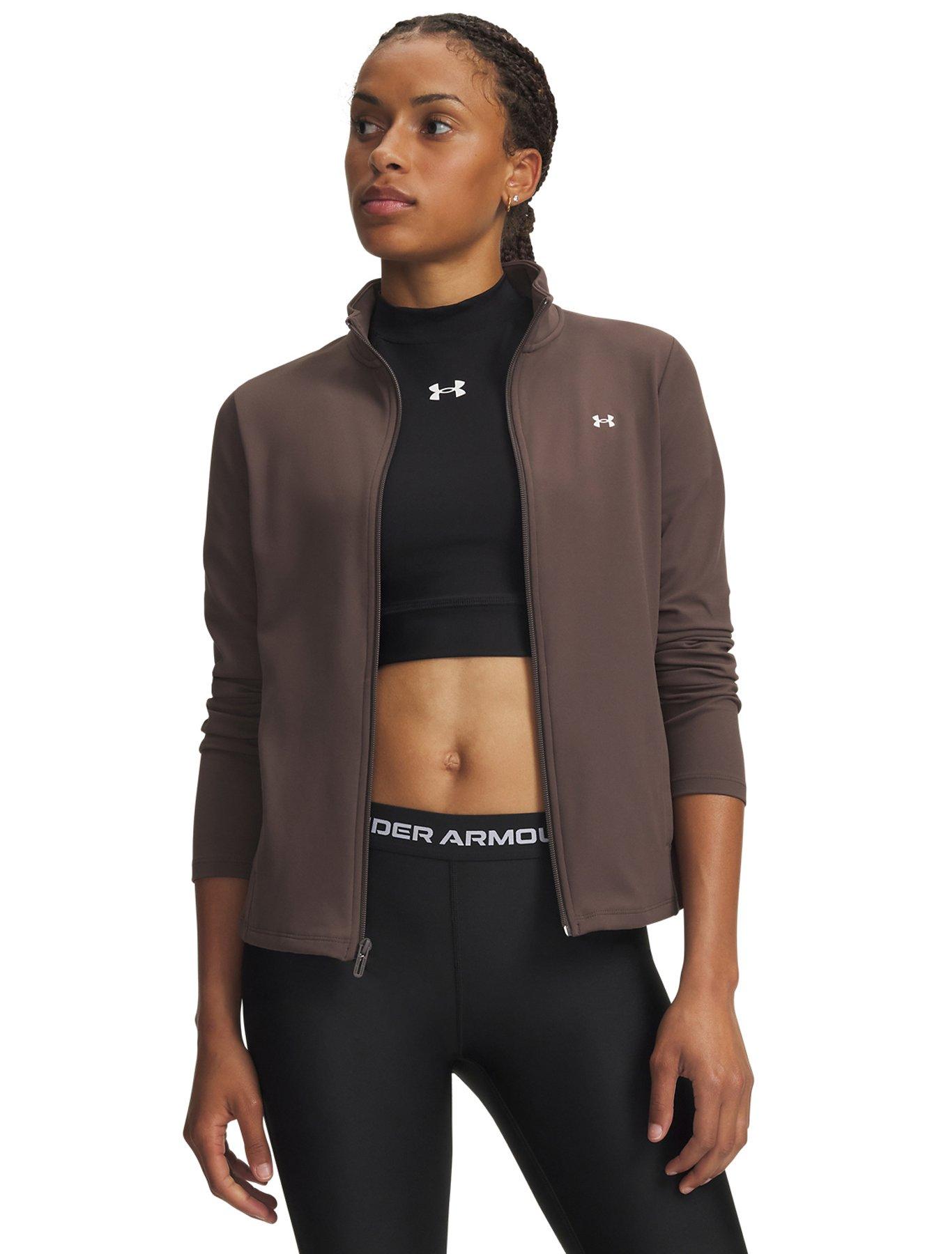 Image 1 of 3 of UNDER ARMOUR Womens Training Motion Full Zip Jacket - Brown