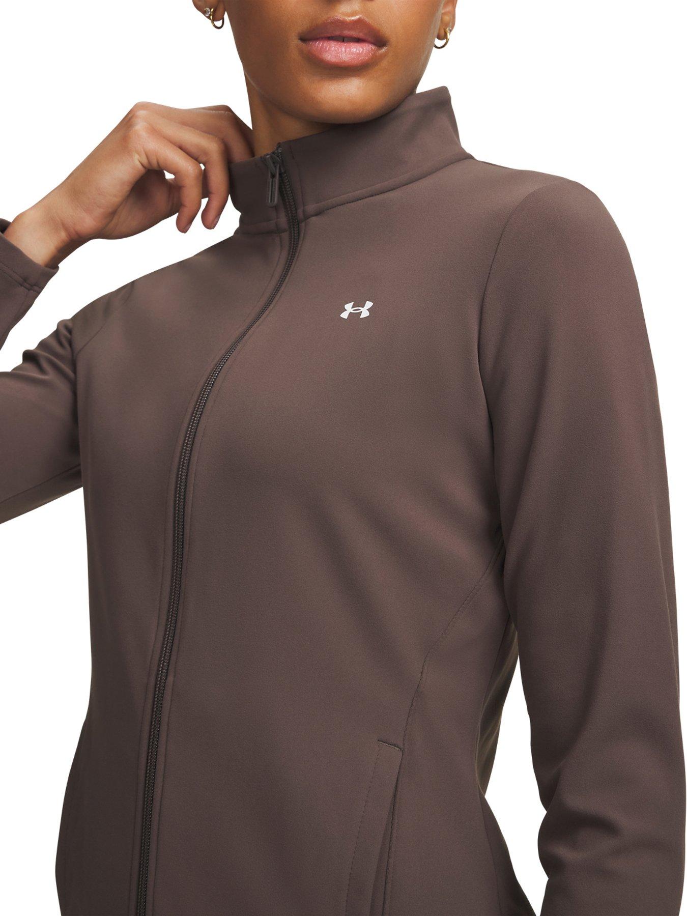 Image 3 of 3 of UNDER ARMOUR Womens Training Motion Full Zip Jacket - Brown