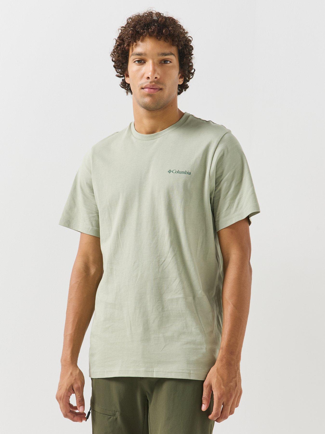 Image 2 of 5 of Columbia Mens CSC Outdoor Graphic Cotton T-Shirt - Green