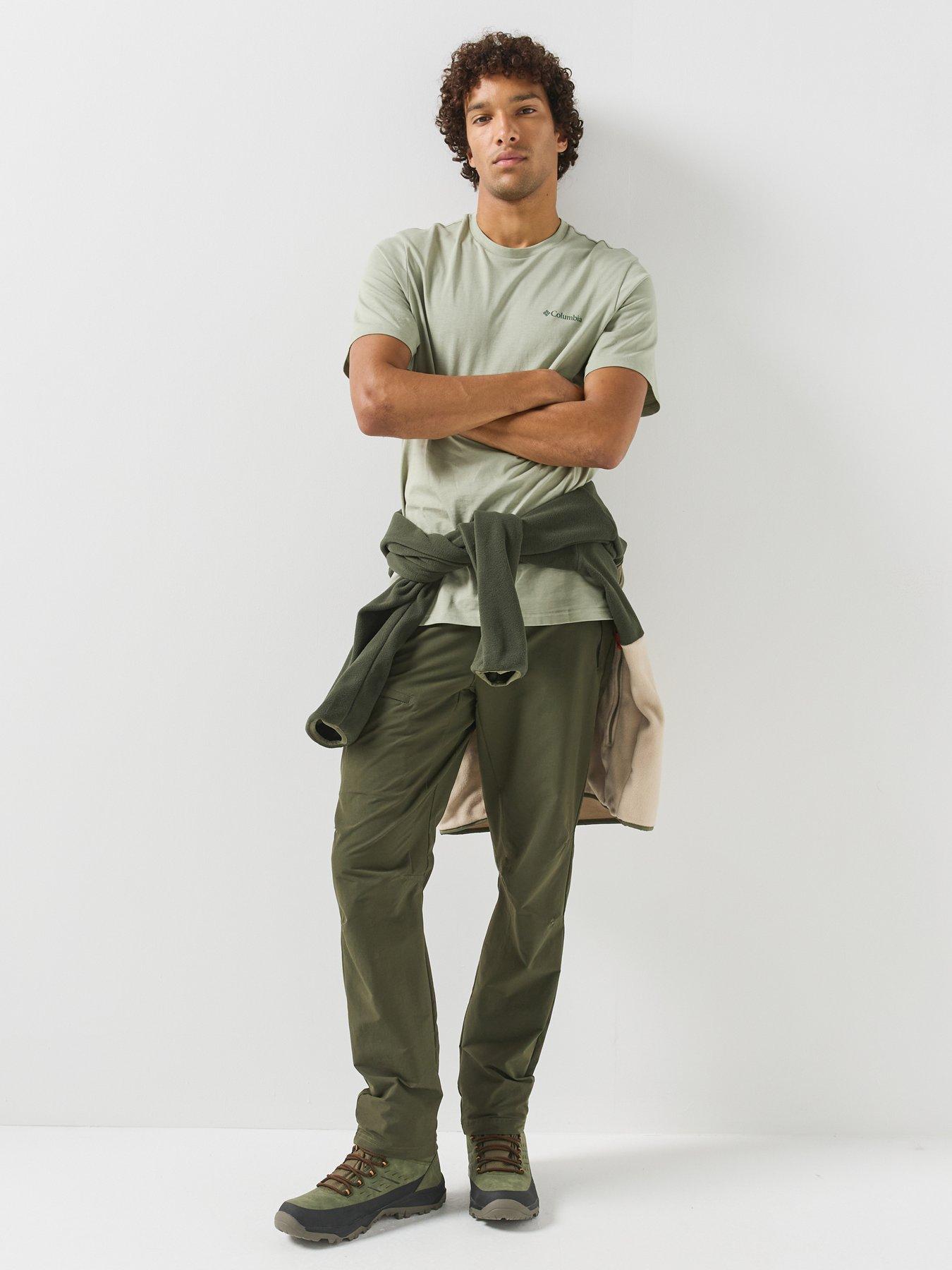 Image 3 of 5 of Columbia Mens CSC Outdoor Graphic Cotton T-Shirt - Green