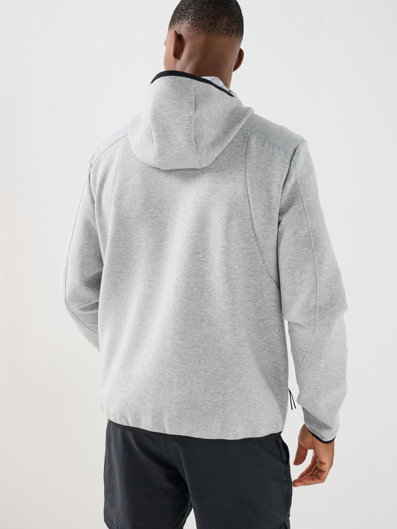 Image 2 of 6 of UNDER ARMOUR Mens Unstoppable Fleece Stretch Full Zip Jacket - Grey