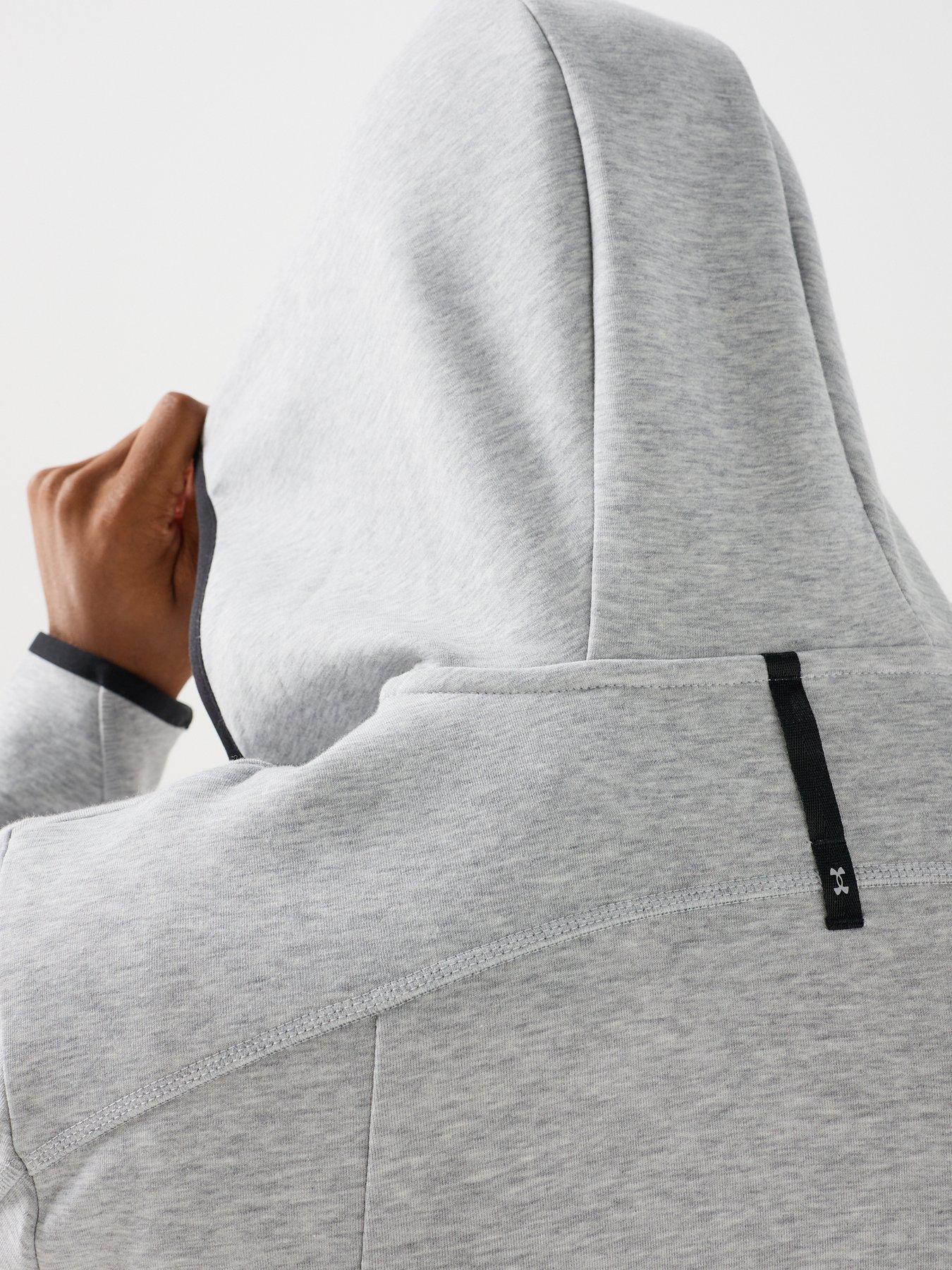 Image 6 of 6 of UNDER ARMOUR Mens Unstoppable Fleece Stretch Full Zip Jacket - Grey